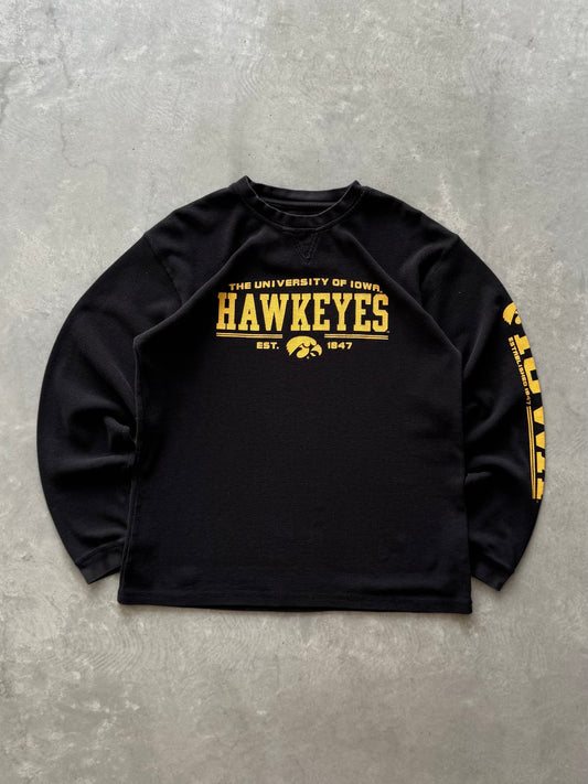 Iowa Hawkeyes Waffle Knit - L