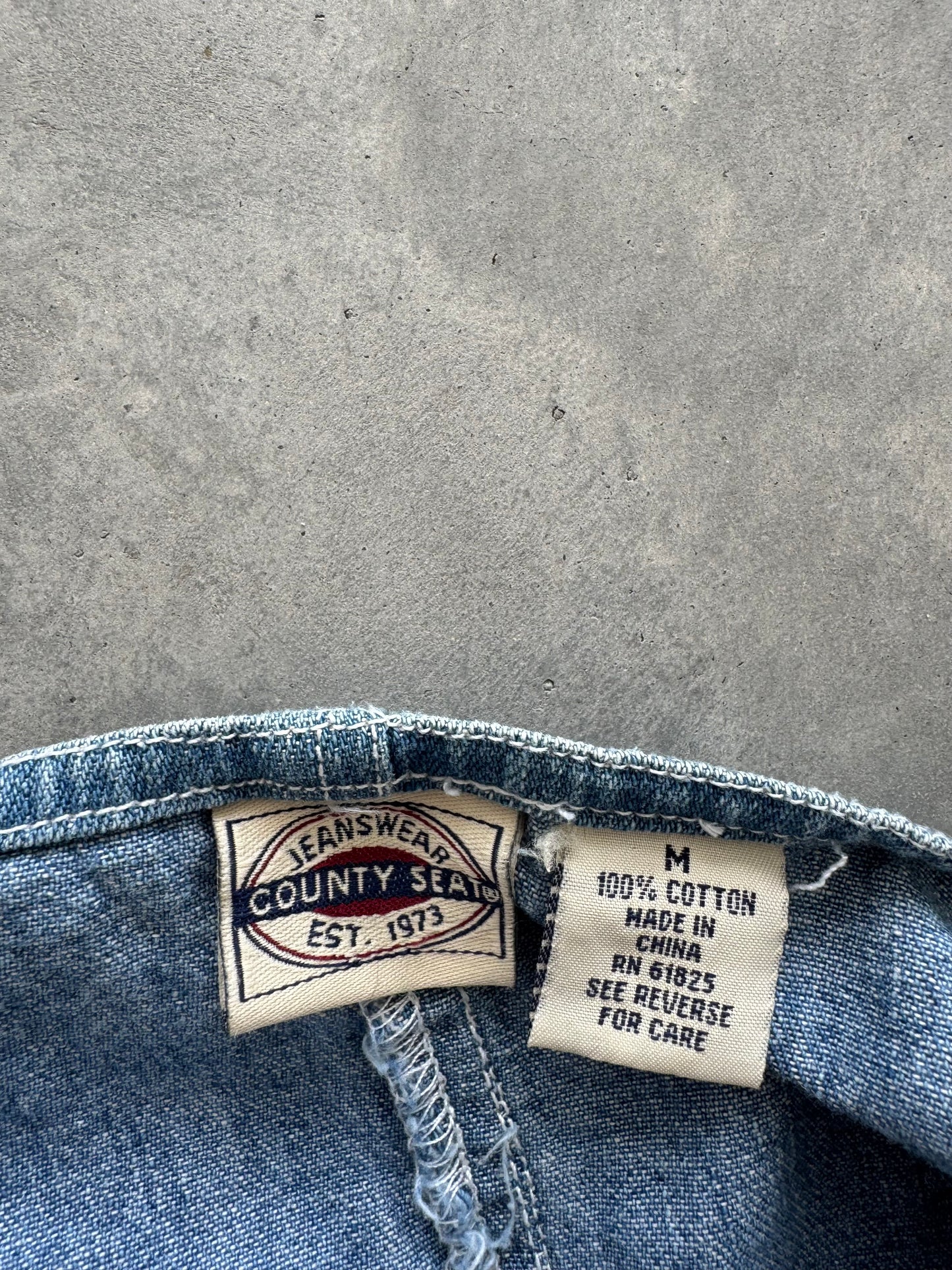 Vintage Jeanswear Denim Romper - M