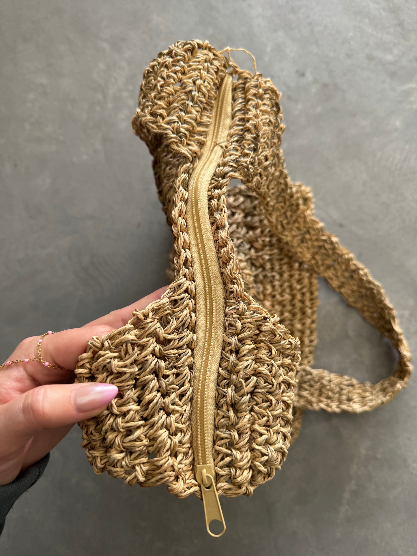 Vintage Faded Glory Straw Bag