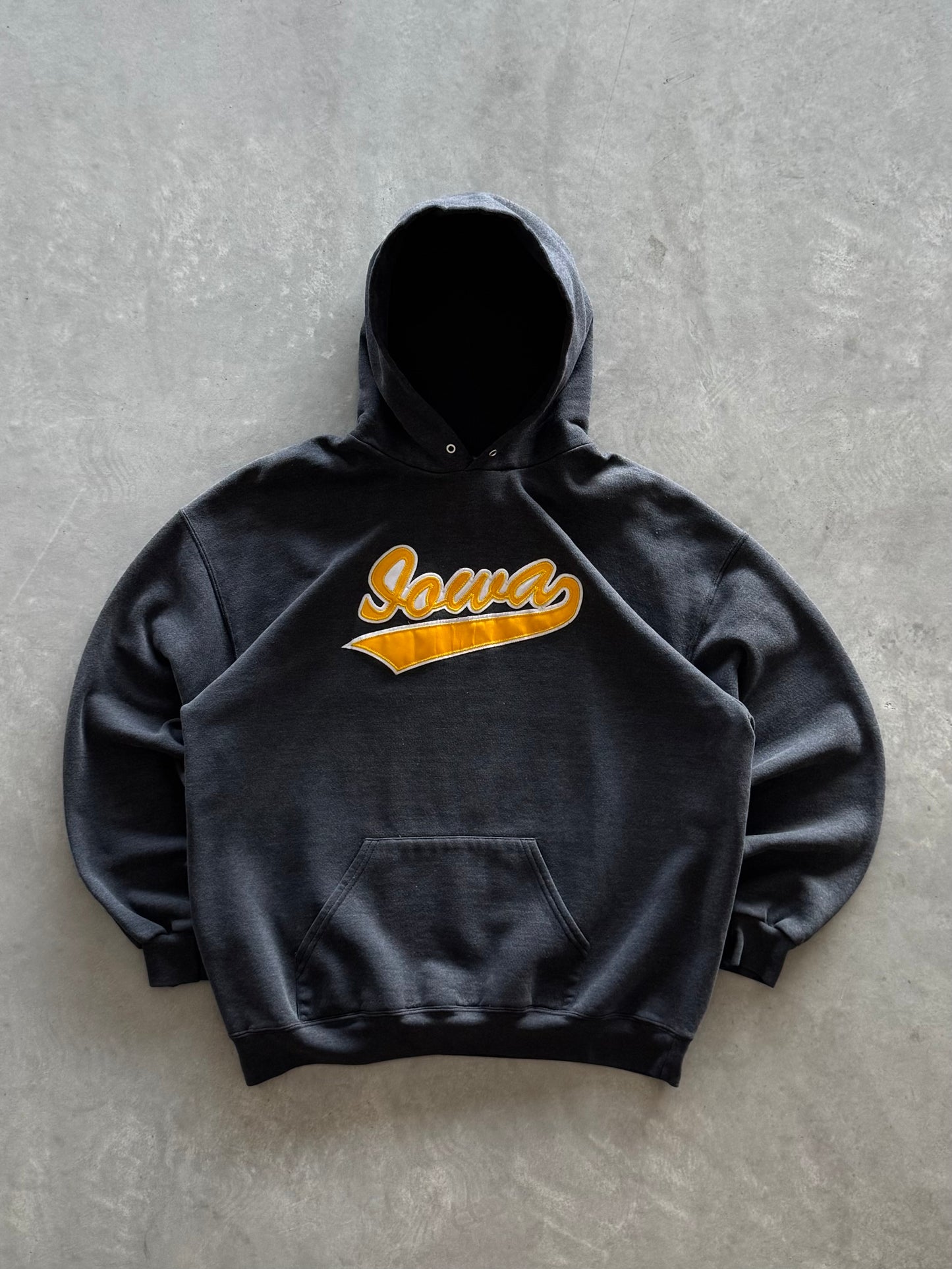 Vintage 90s Lee Iowa Hawkeyes Hoodie - XL