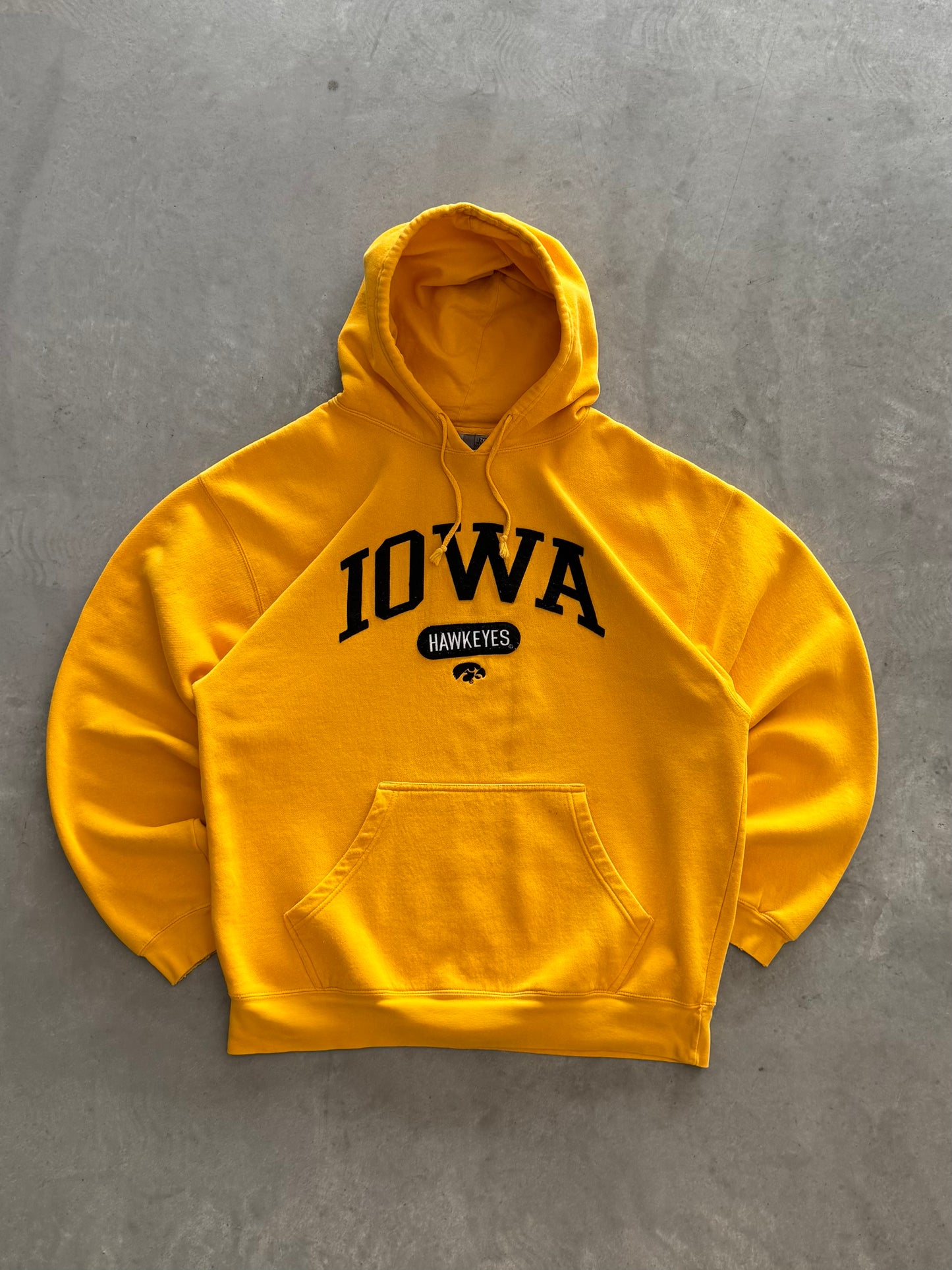Vintage 90s Iowa Hawkeyes Hoodie - XL