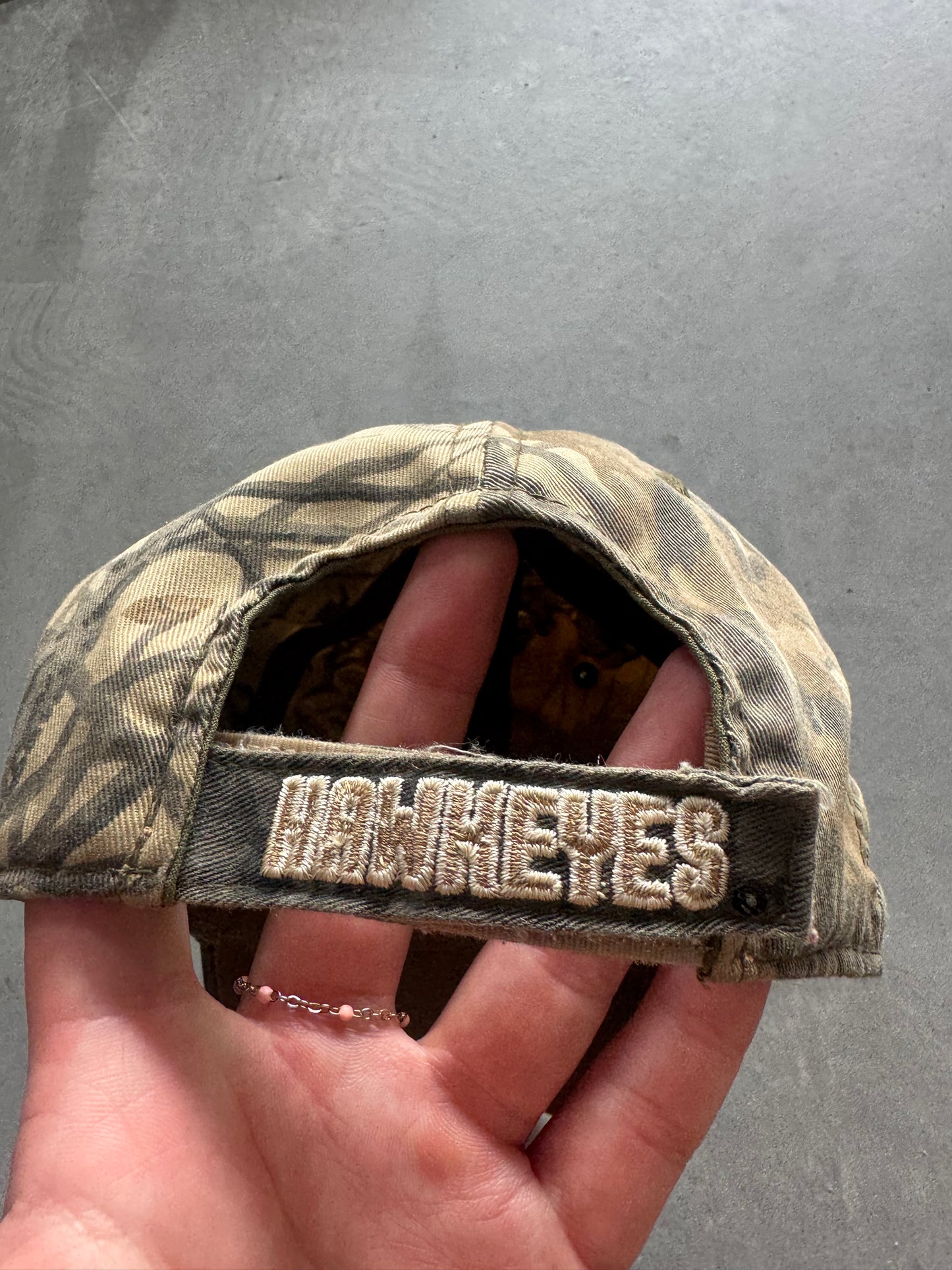 Vintage Iowa Hawkeyes Camo Hat