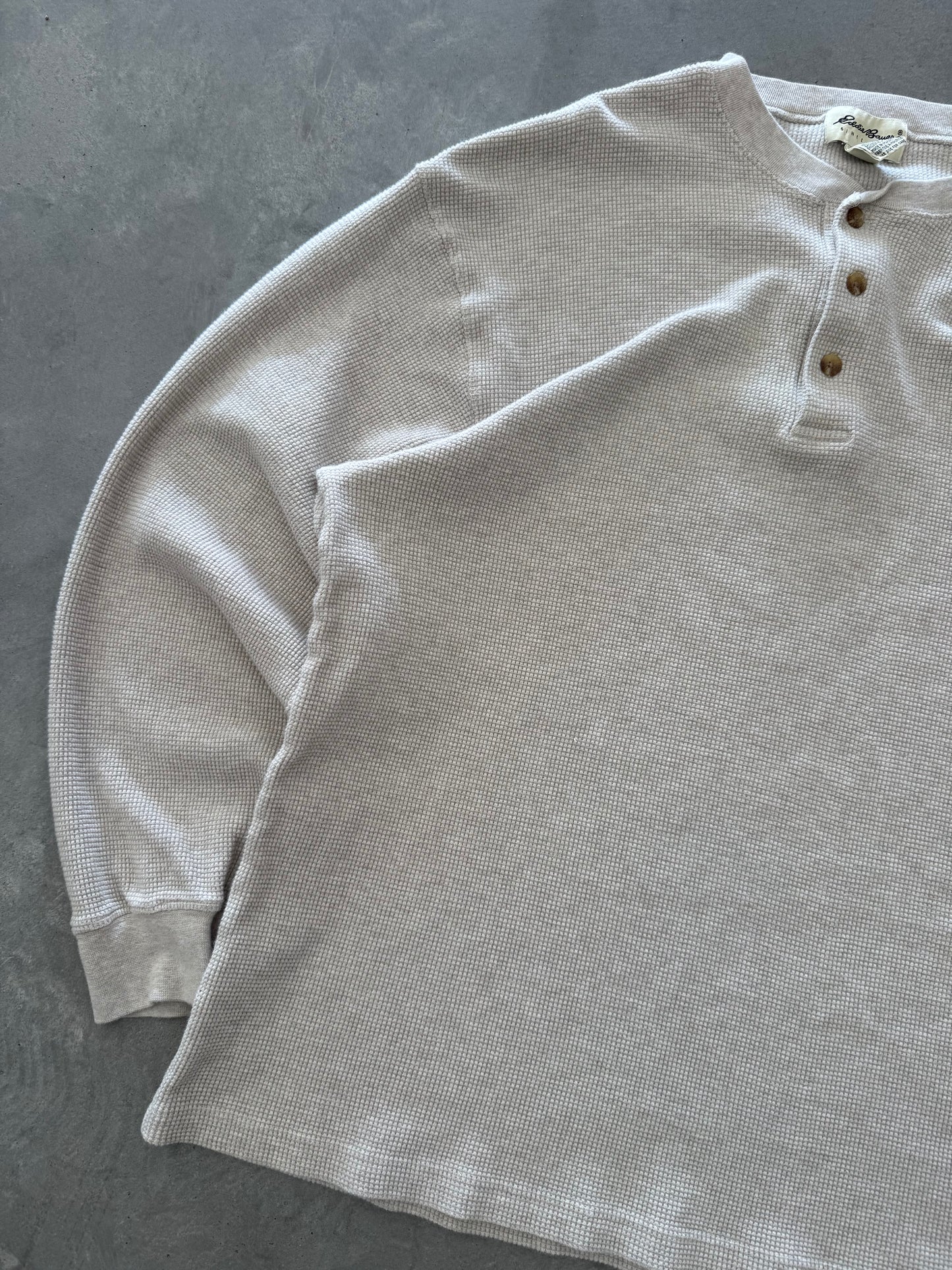 Vintage Eddie Bauer Waffle Knit - XL