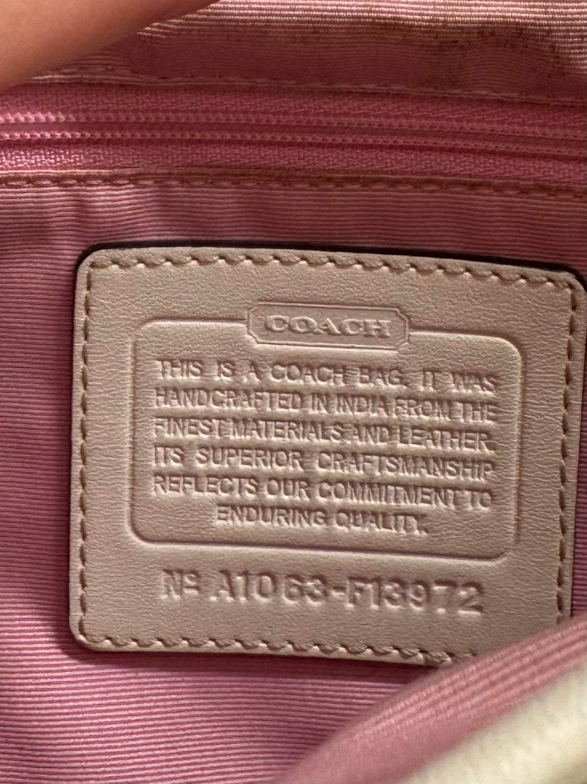 Vintage Coach Shoulder Bag