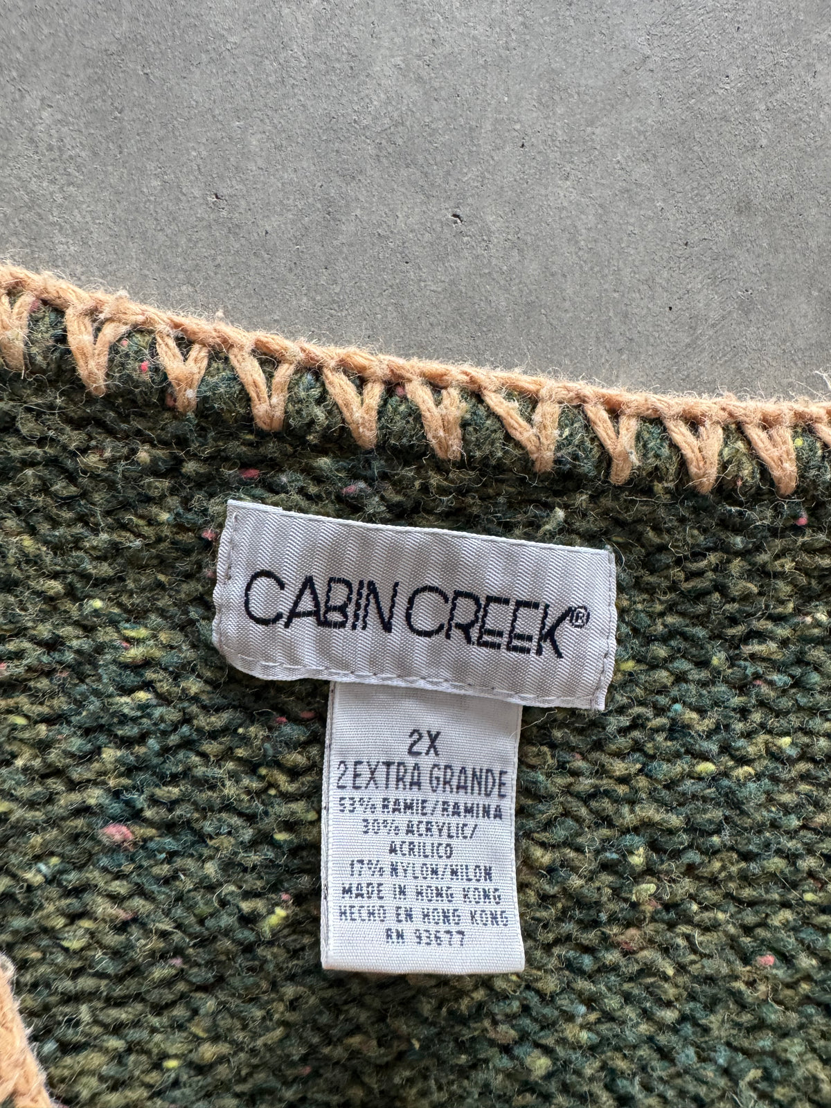 Vintage Sweater Vest - XXL