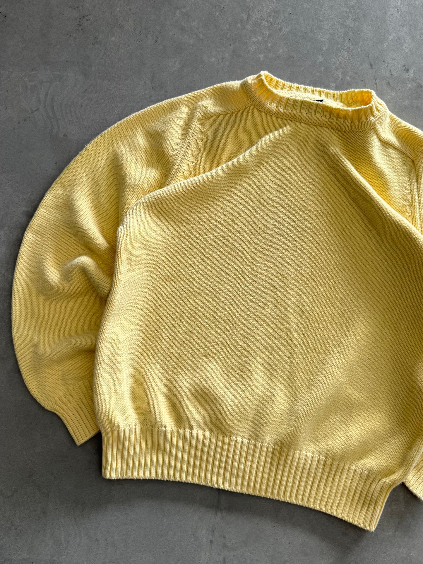 Vintage Lands End Yellow Sweater - XL