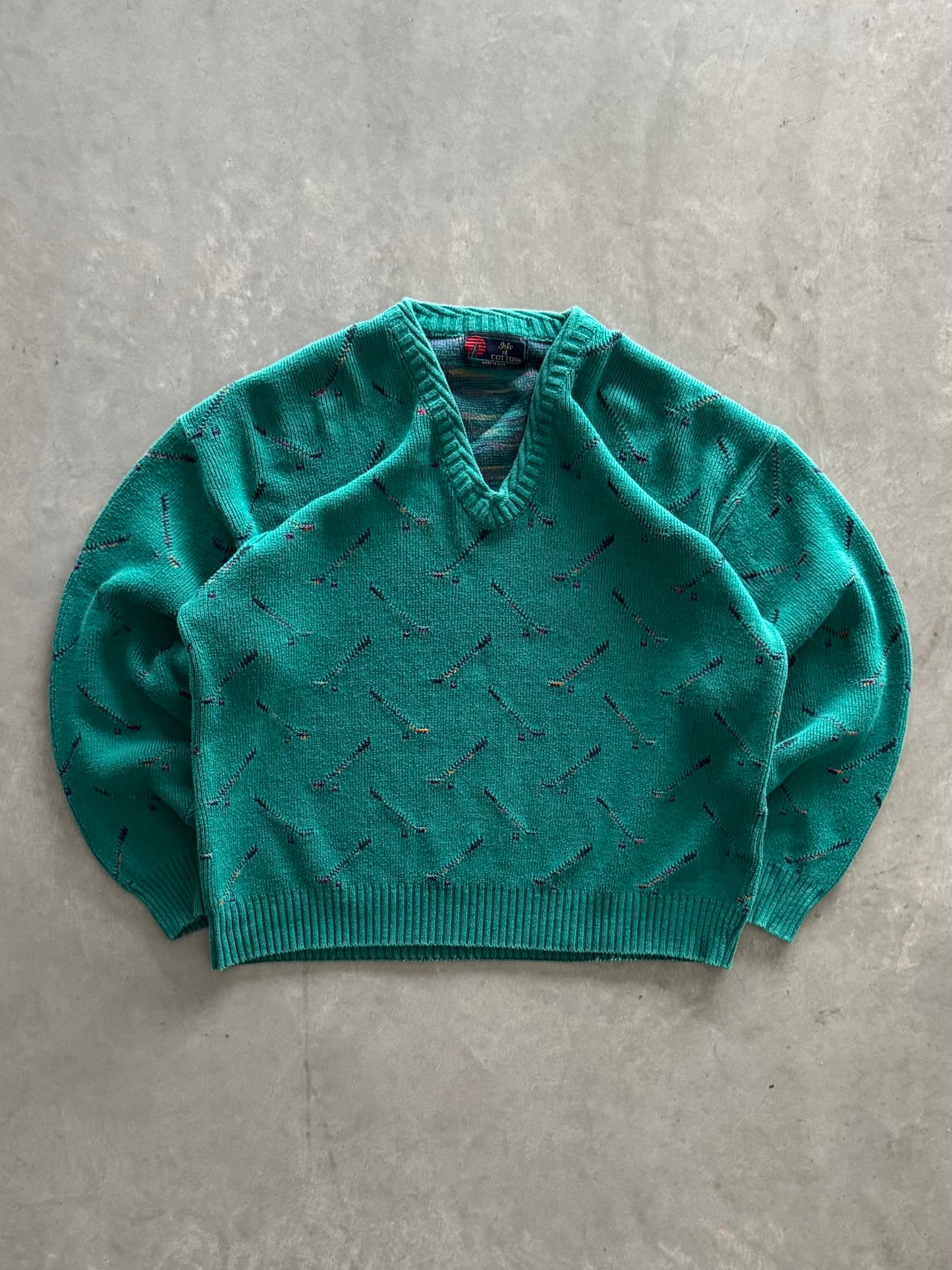Vintage Golf Sweater - L
