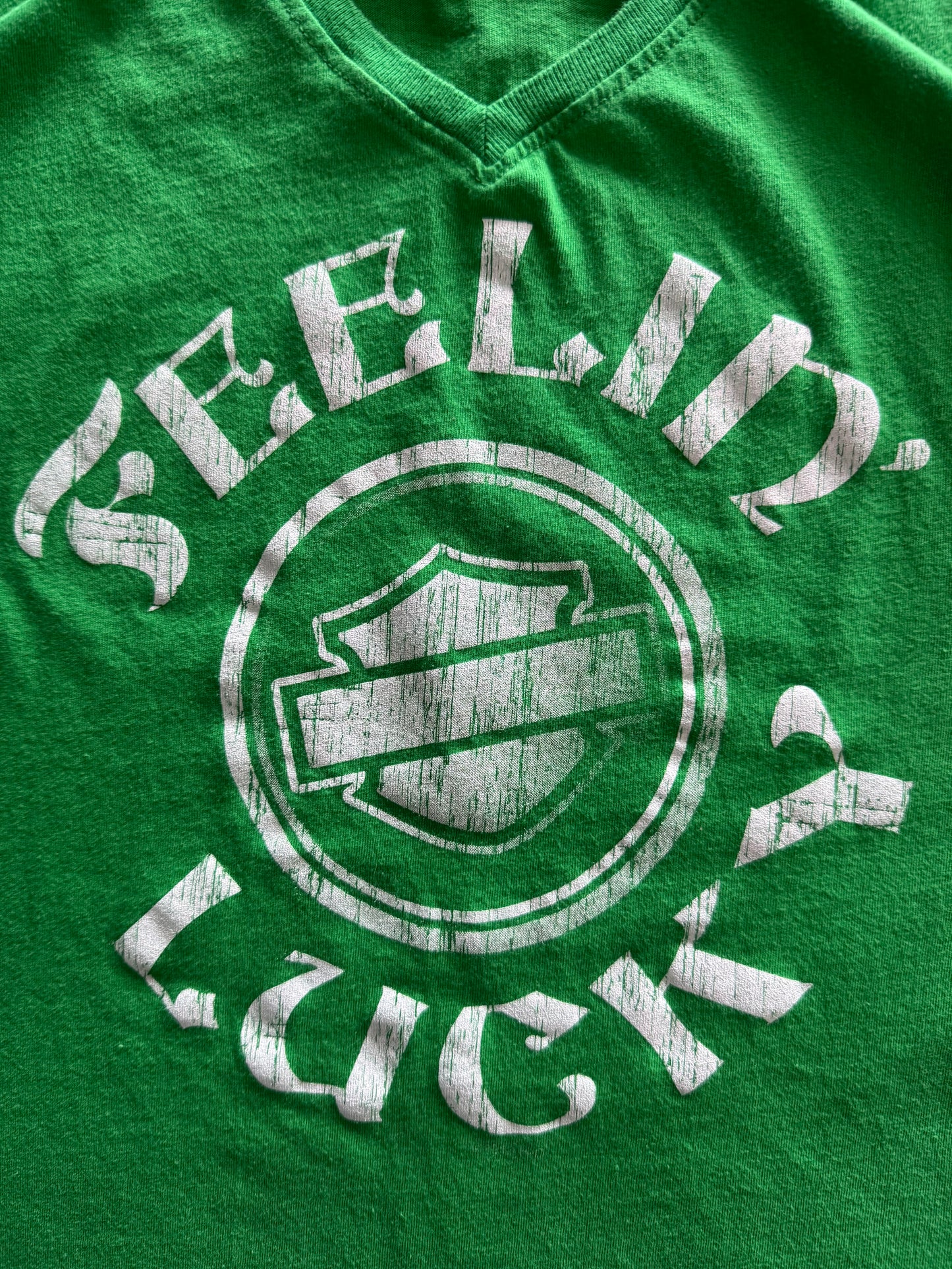Harley Davidson St. Patrick’s Day Women’s Tee - L