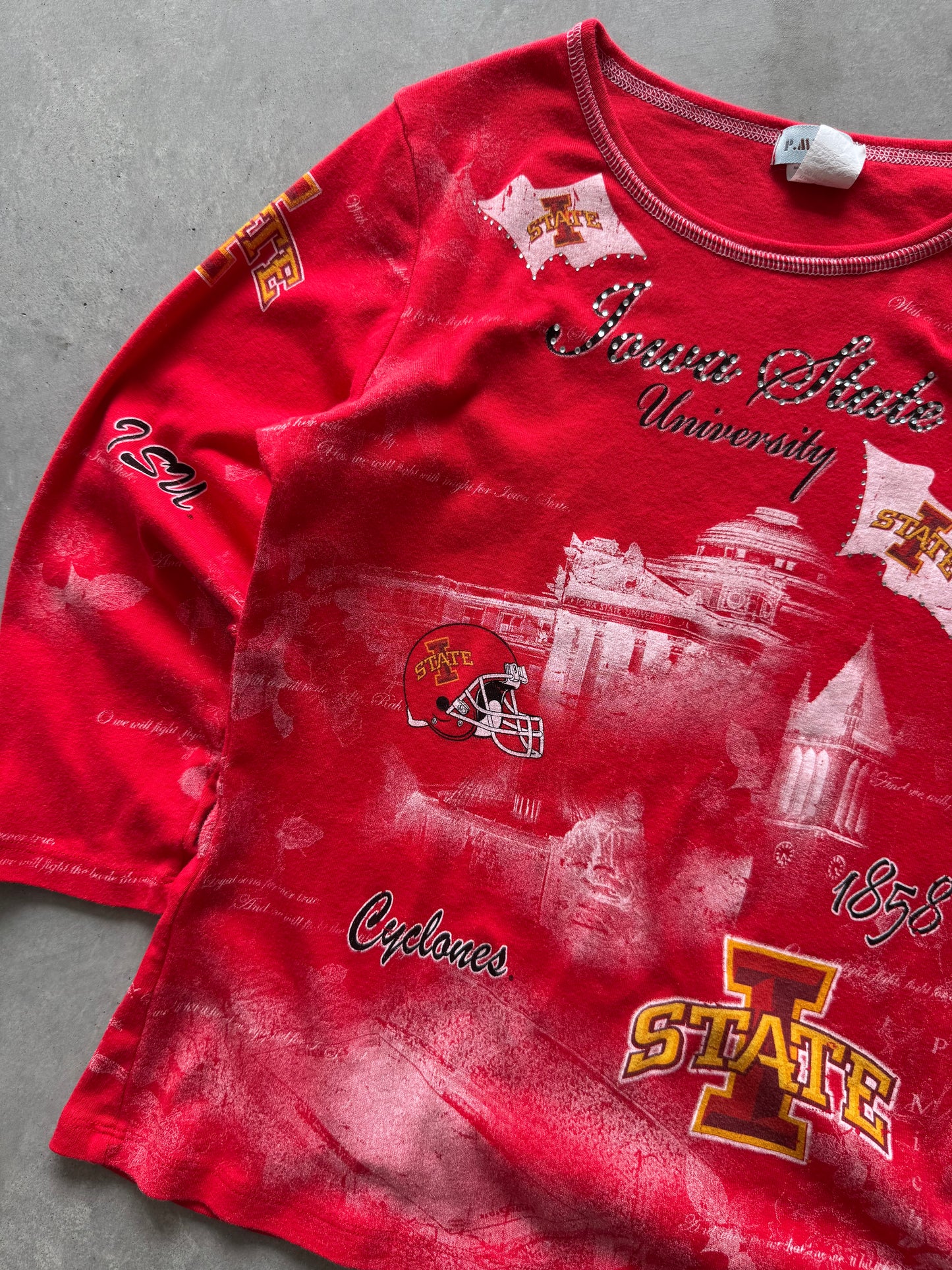 Vintage Iowa State Cyclones 3/4 Sleeve Women’s Tee - M