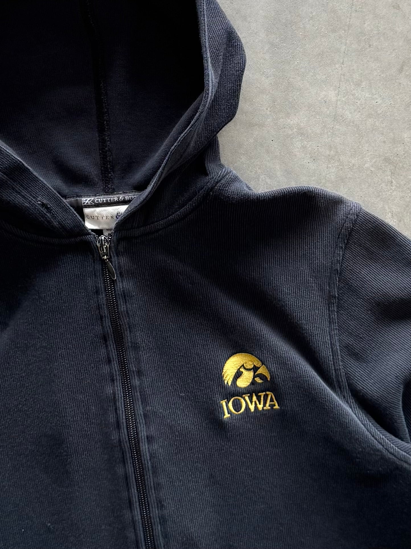 Vintage Iowa Hawkeyes Women’s Zip Up - L