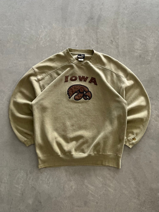 Vintage 90s Puma Iowa Hawkeyes Sweatshirt - XL