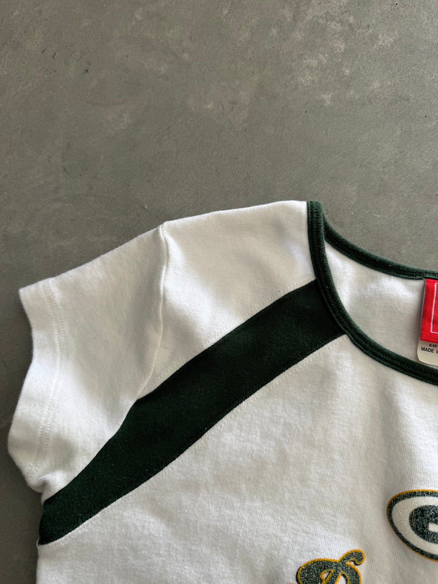 Vintage Green Bay Packers Women’s Baby Tee - S