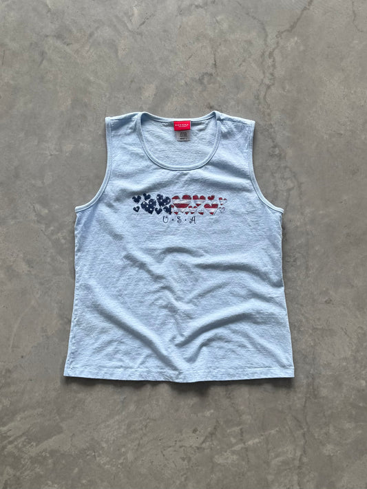 Vintage 4th of July Tank Top - L