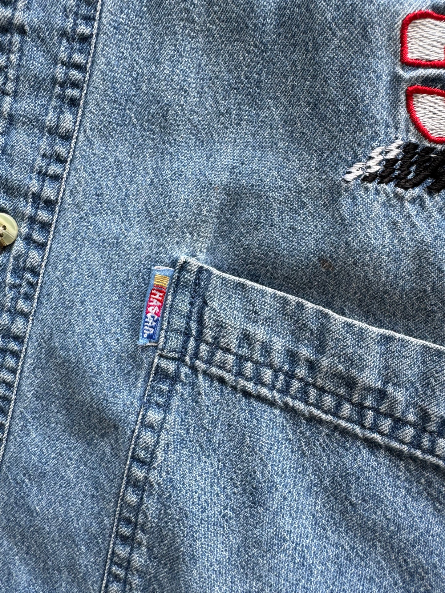 Vintage Nascar Denim Button Up - XXL
