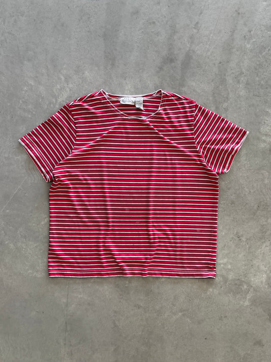Vintage Striped Women’s Tee - XL