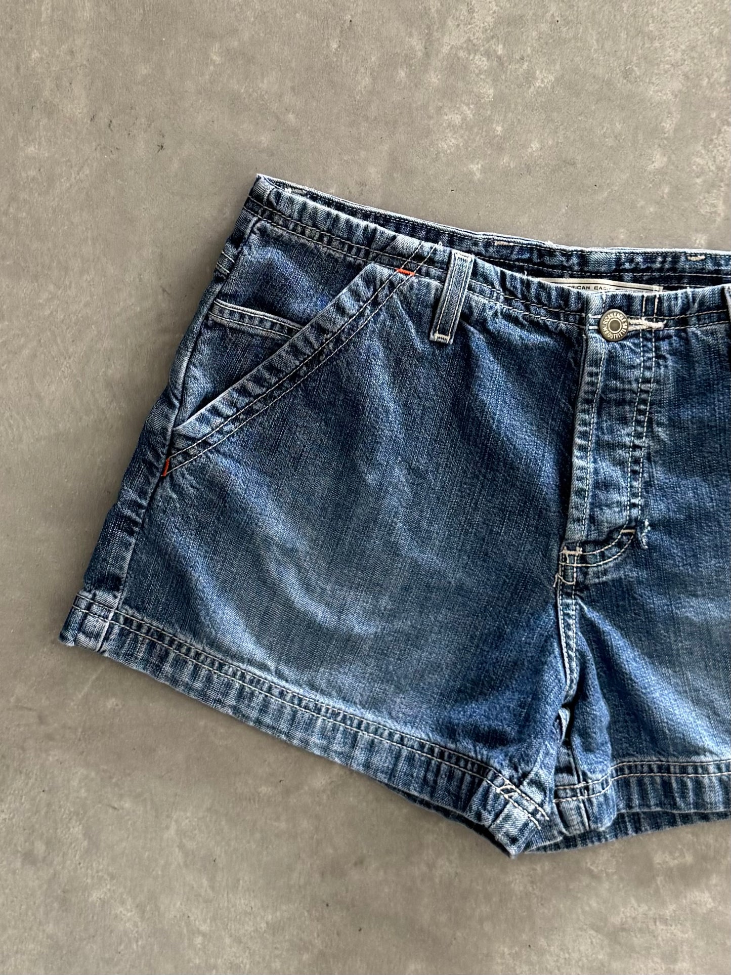 Vintage American Eagle Denim Mini Shorts - 29x3