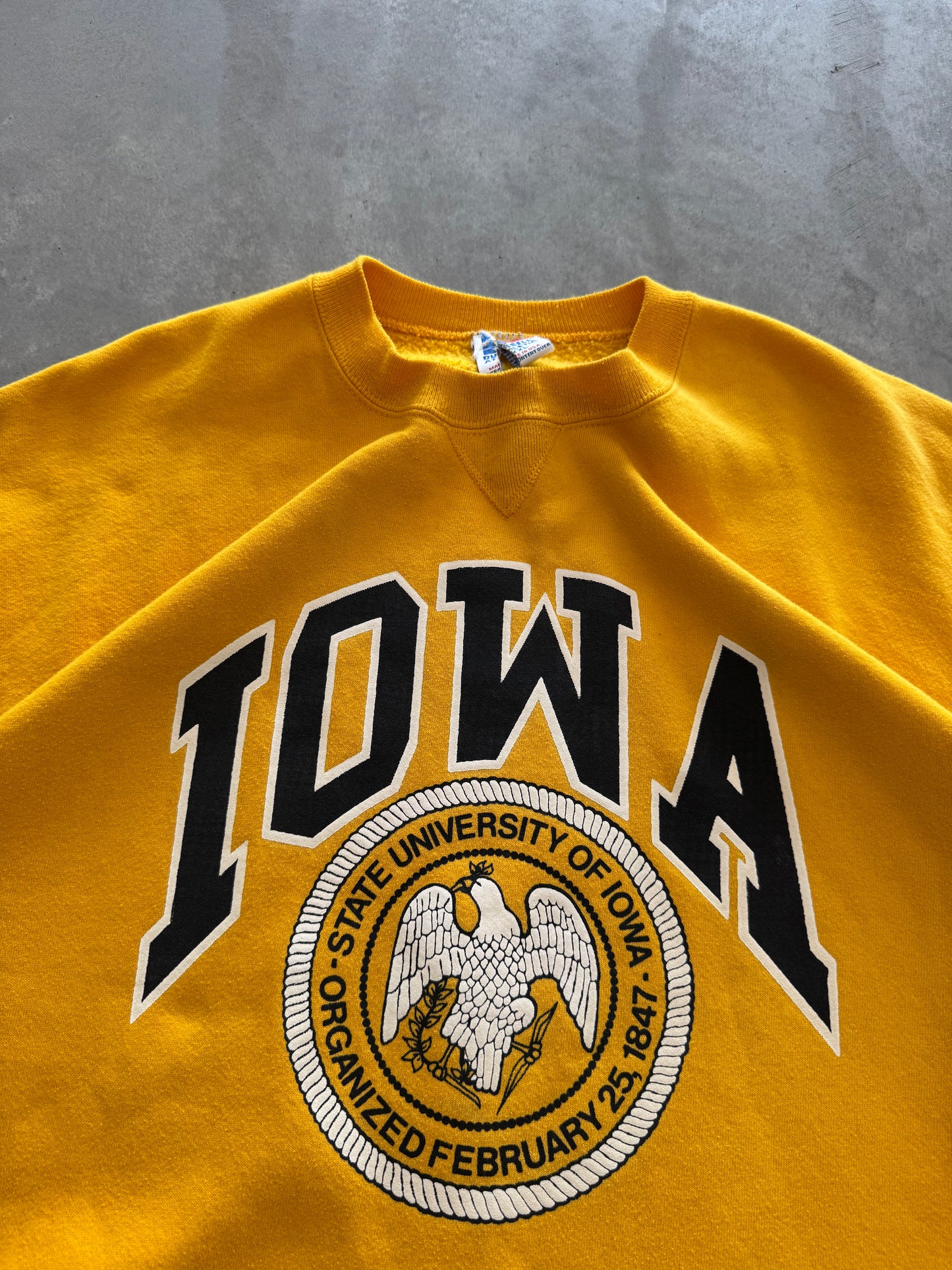 Vintage 90s Russell Iowa Hawkeyes Sweatshirt - XXL