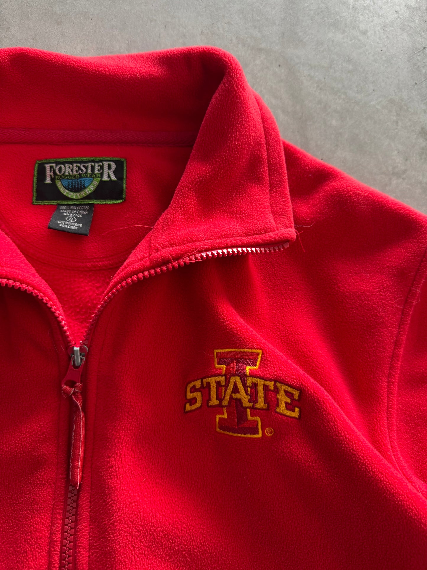 Vintage Iowa State Cyclones Fleece Zip Up - M