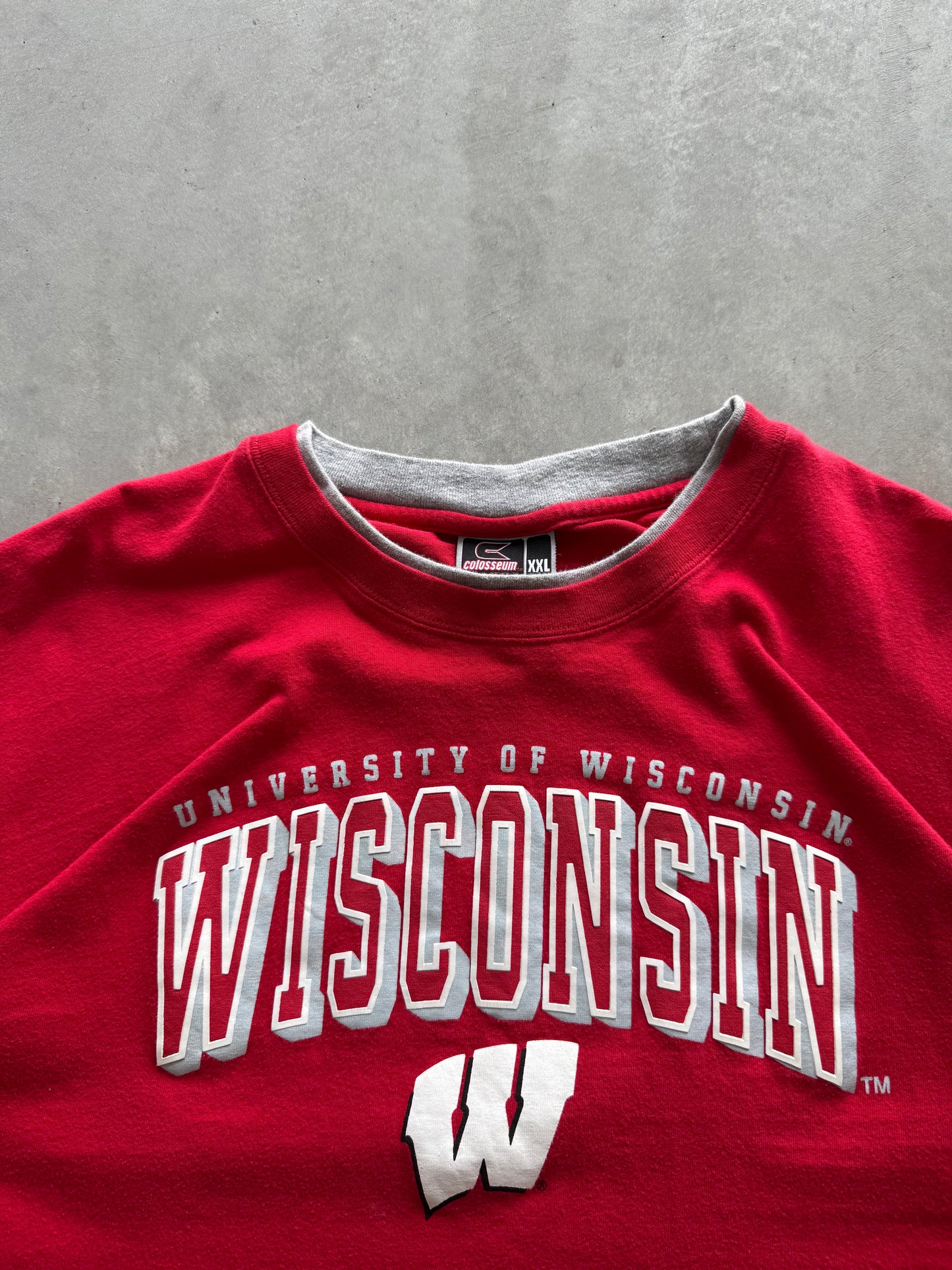 Vintage Wisconsin Badgers Layered Longsleeve- XXL