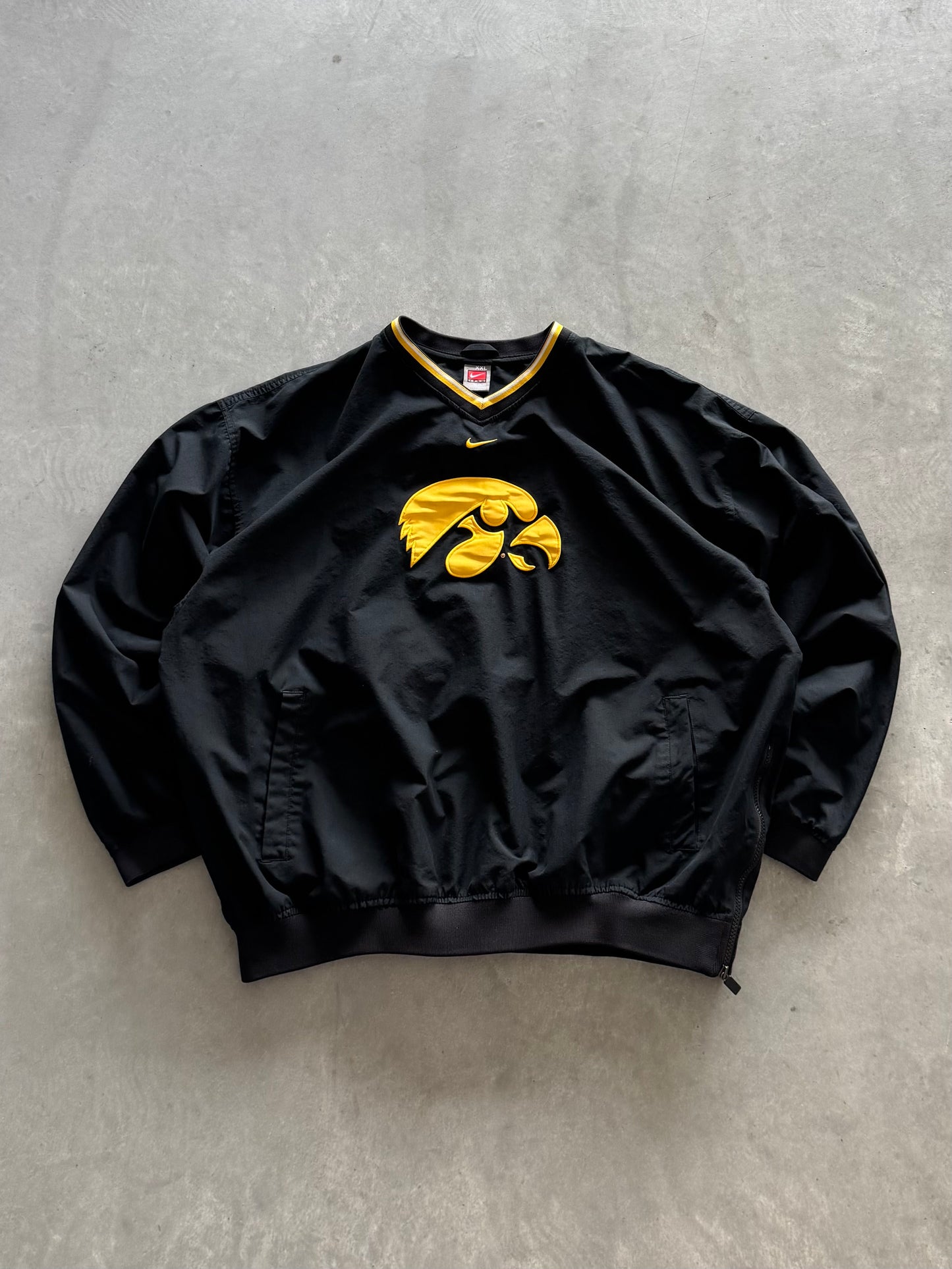 Vintage 90s Nike Iowa Hawkeyes Windbreaker - XXL