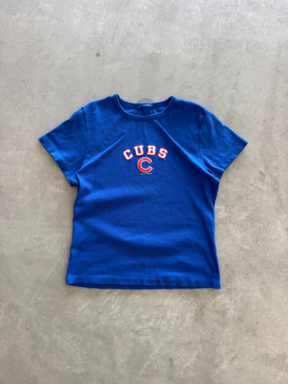 Vintage 00s Women’s Chicago Cubs Baby Tee - XL