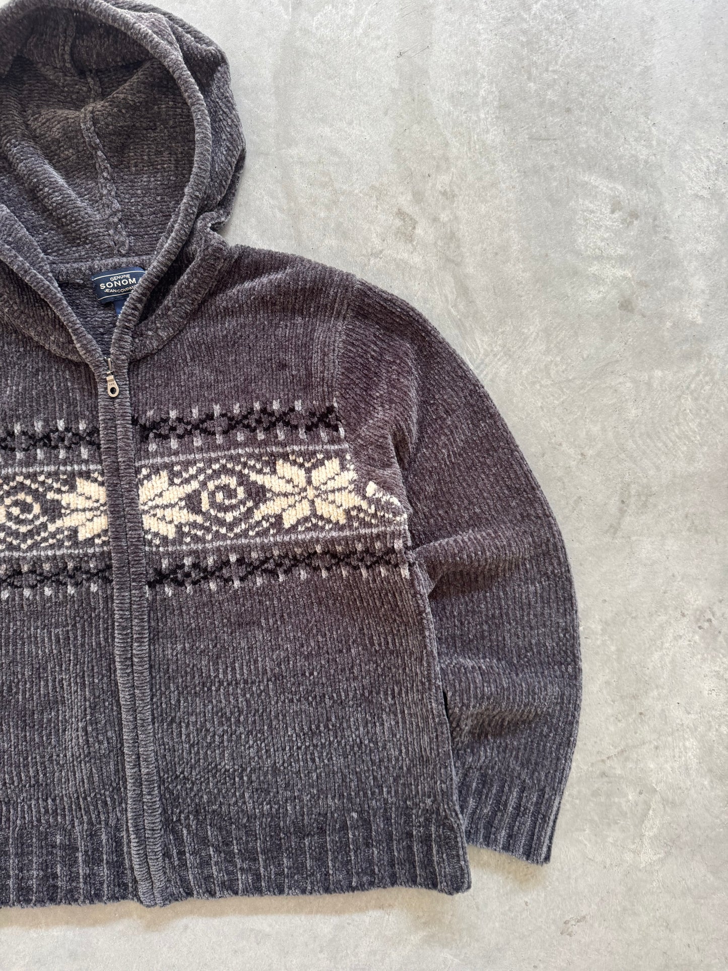 Vintage Women’s Sonoma Zip Up Hoodie - L