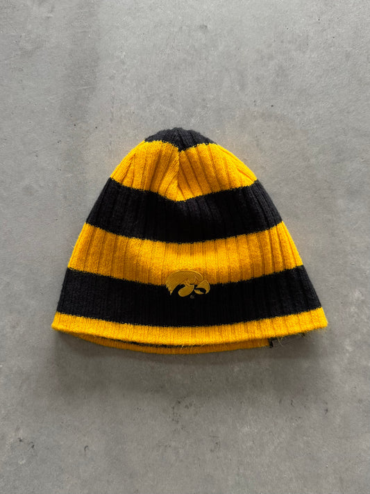 Vintage Columbia Iowa Hawkeyes Reversible Beanie