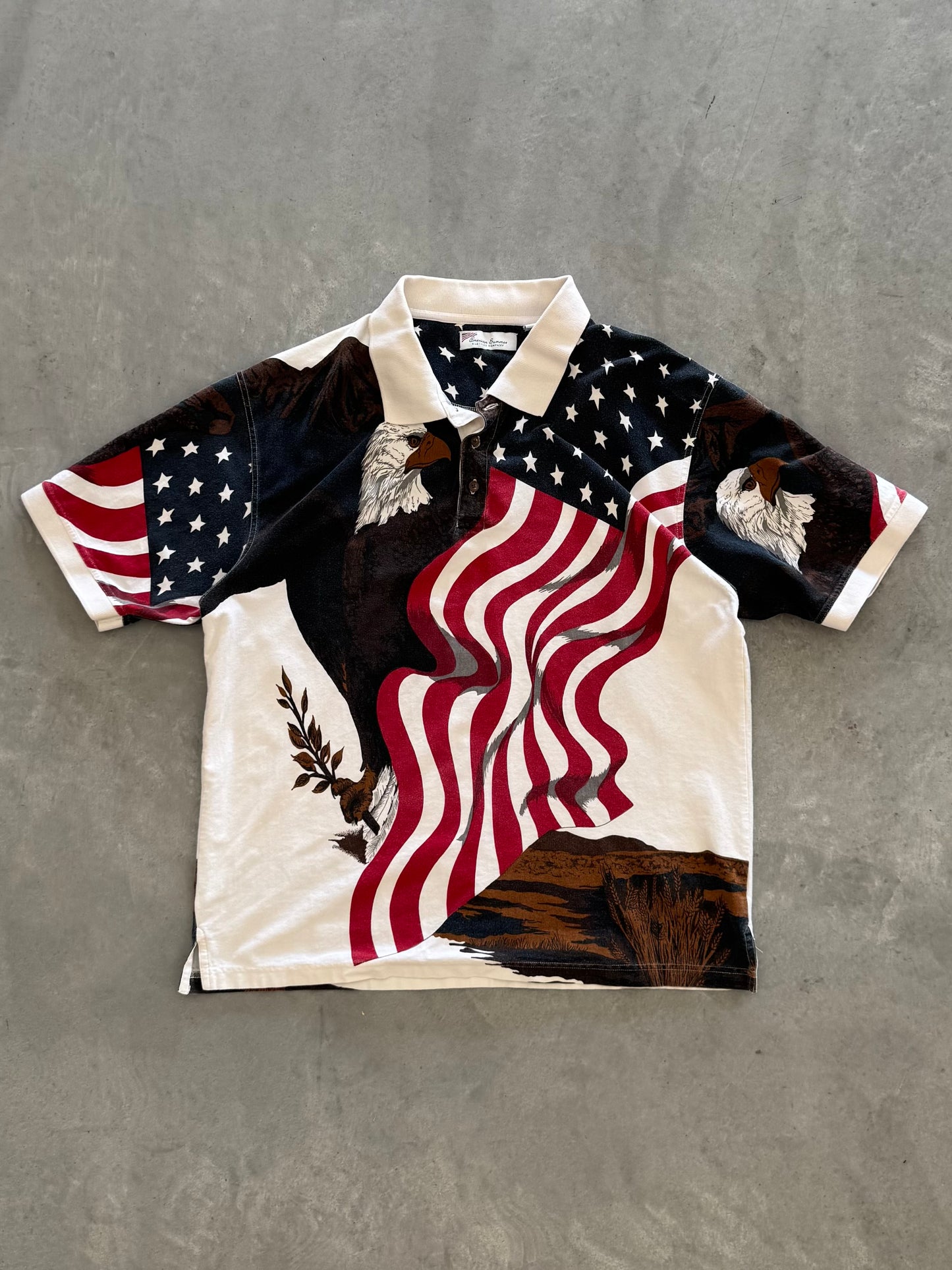 Vintage 4th of July Polo - XL