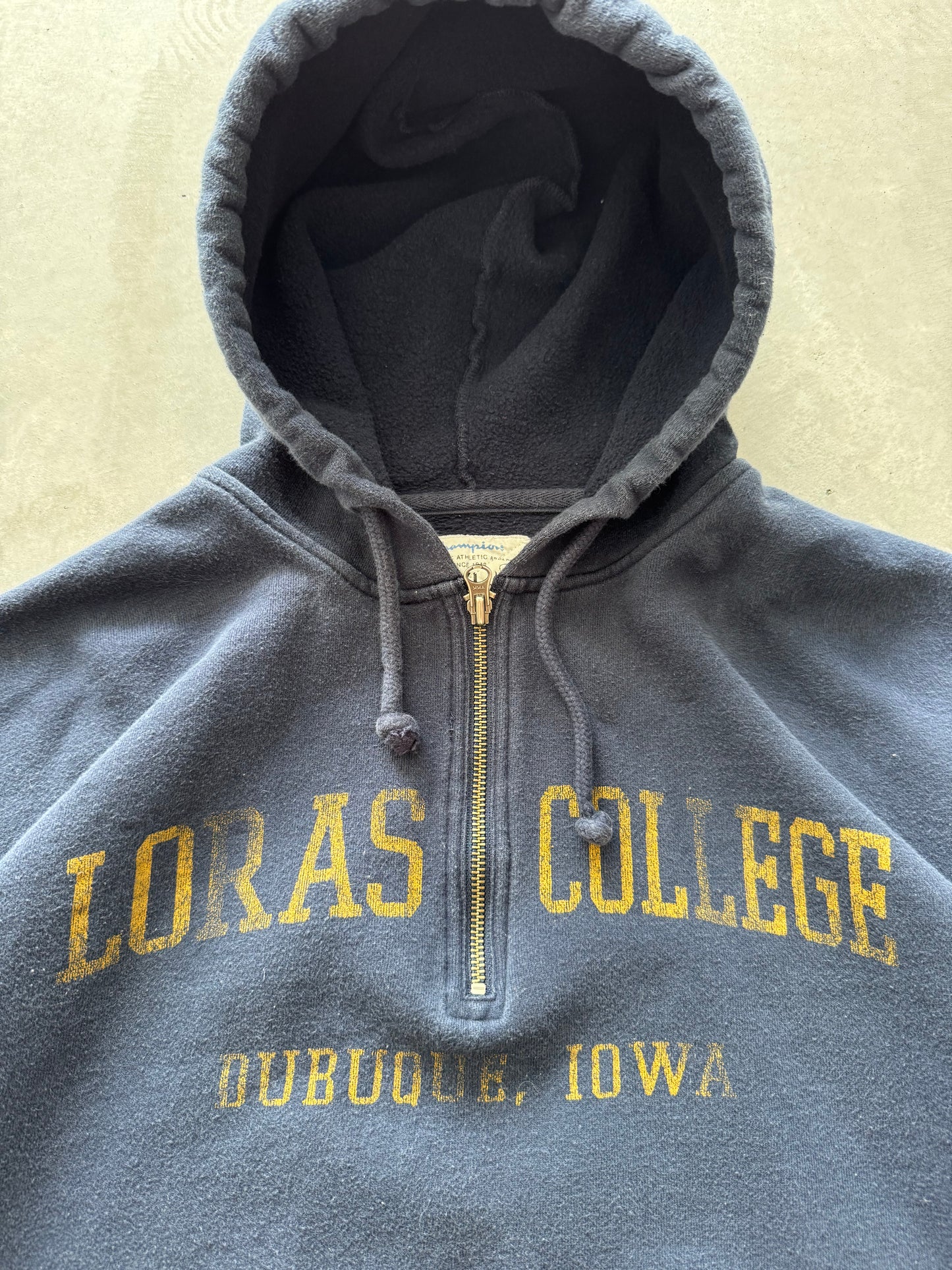 Vintage Loras College Hoodie - XL