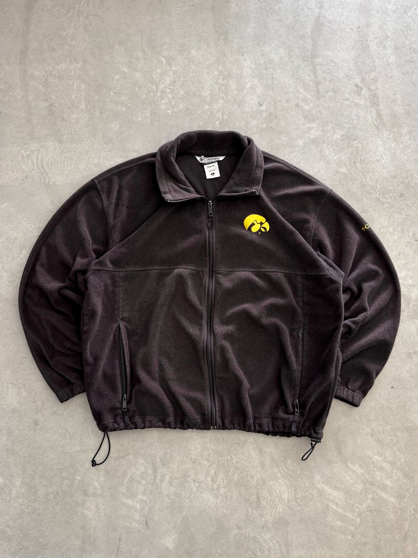 Vintage Iowa Hawkeyes Columbia Fleece Zip Up - XL