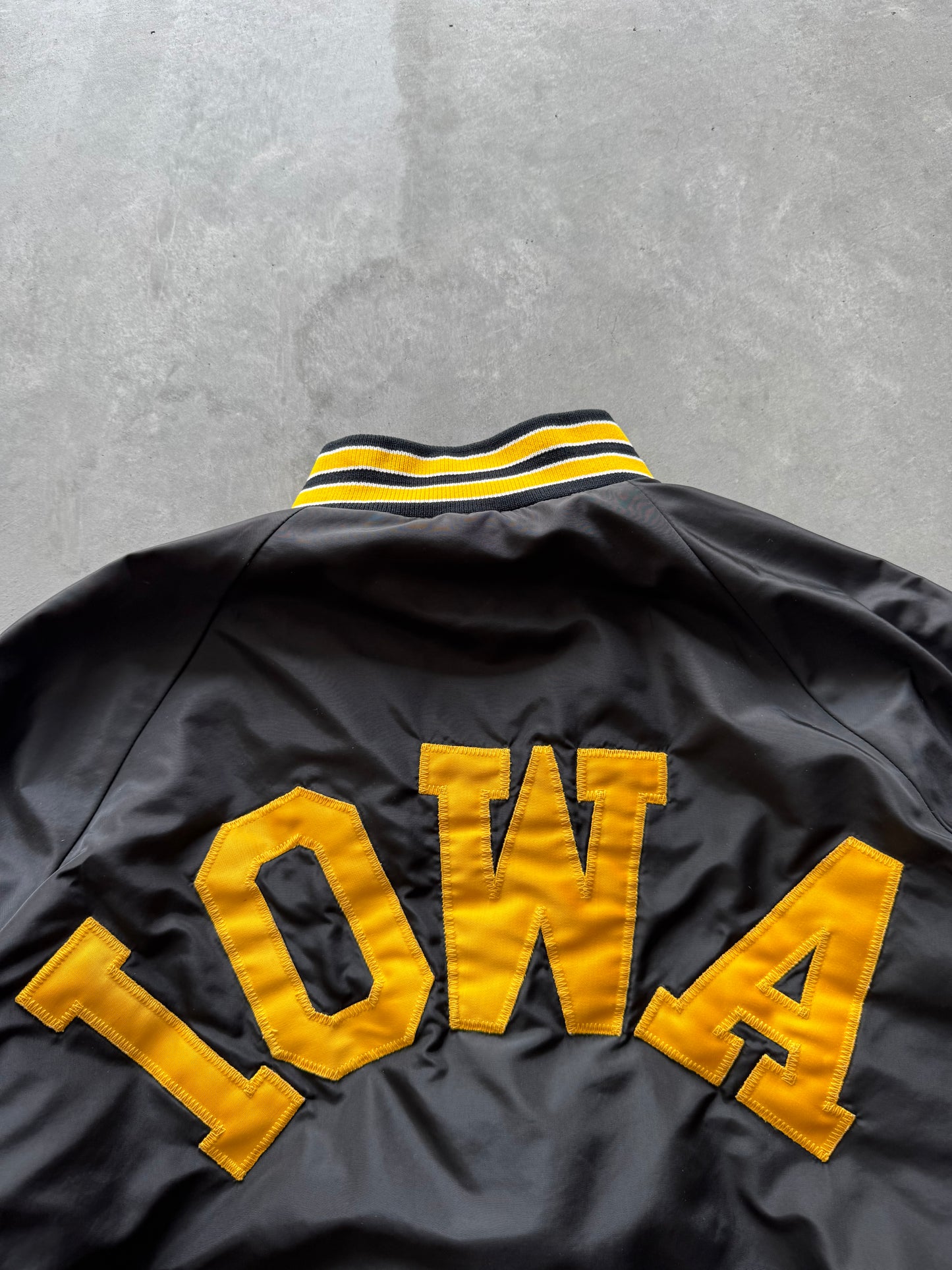 Vintage 70s/80s Iowa Hawkeyes Bomber Jacket - M