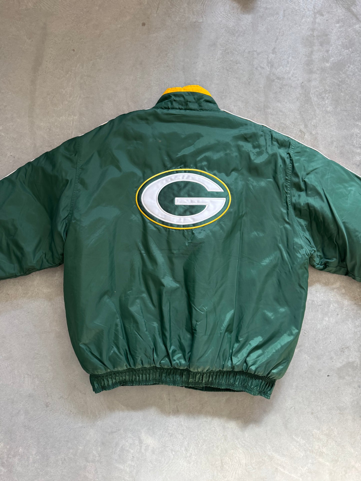 Vintage 90s Starter Green Bay Packers Coat - XXL
