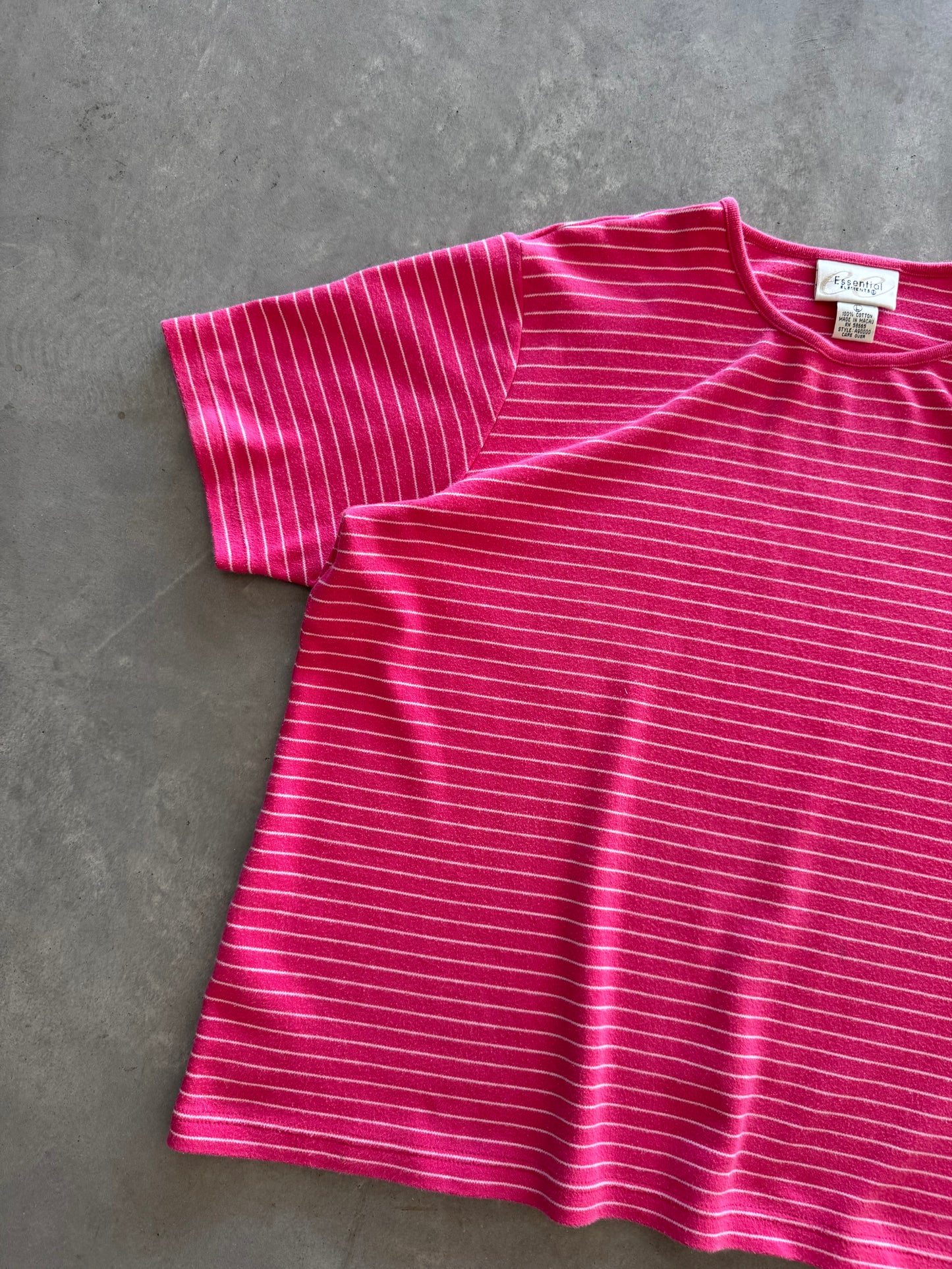 Vintage Striped Women’s Tee - L