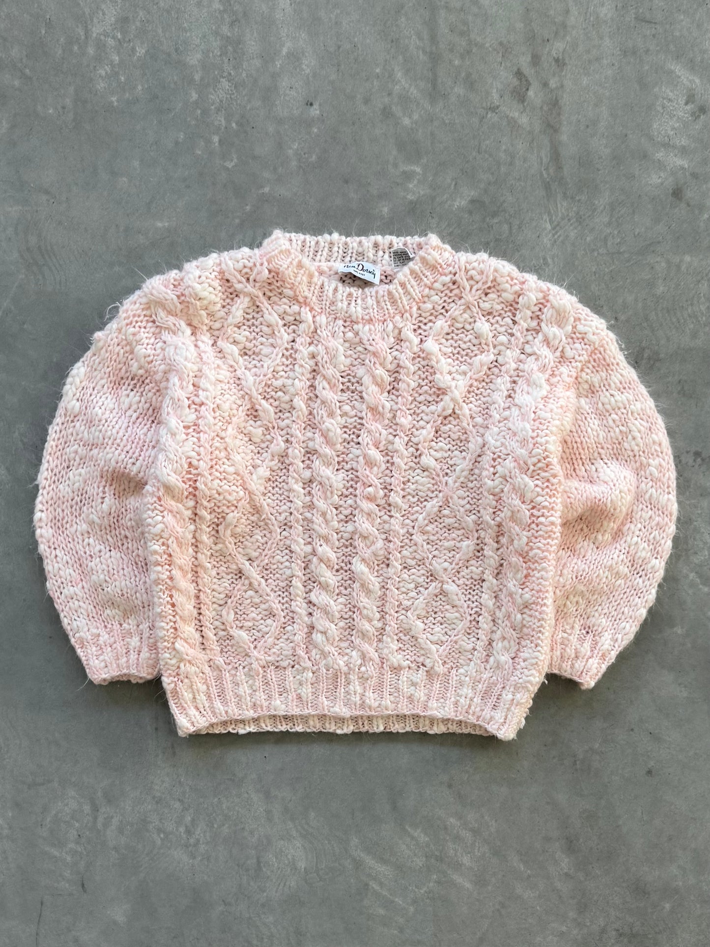 Vintage Hand Knit Sweater - S