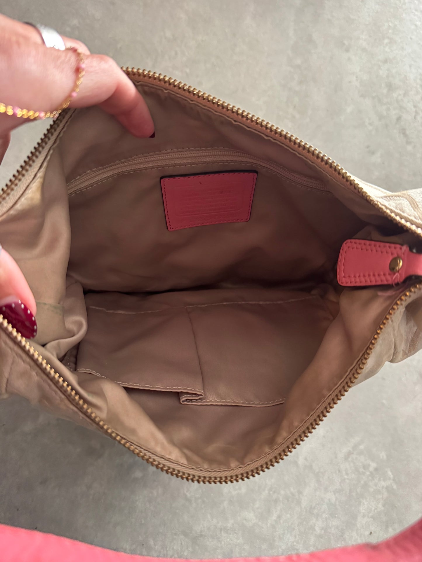 Vintage Coach Kristin Signature hobo shoulder bag