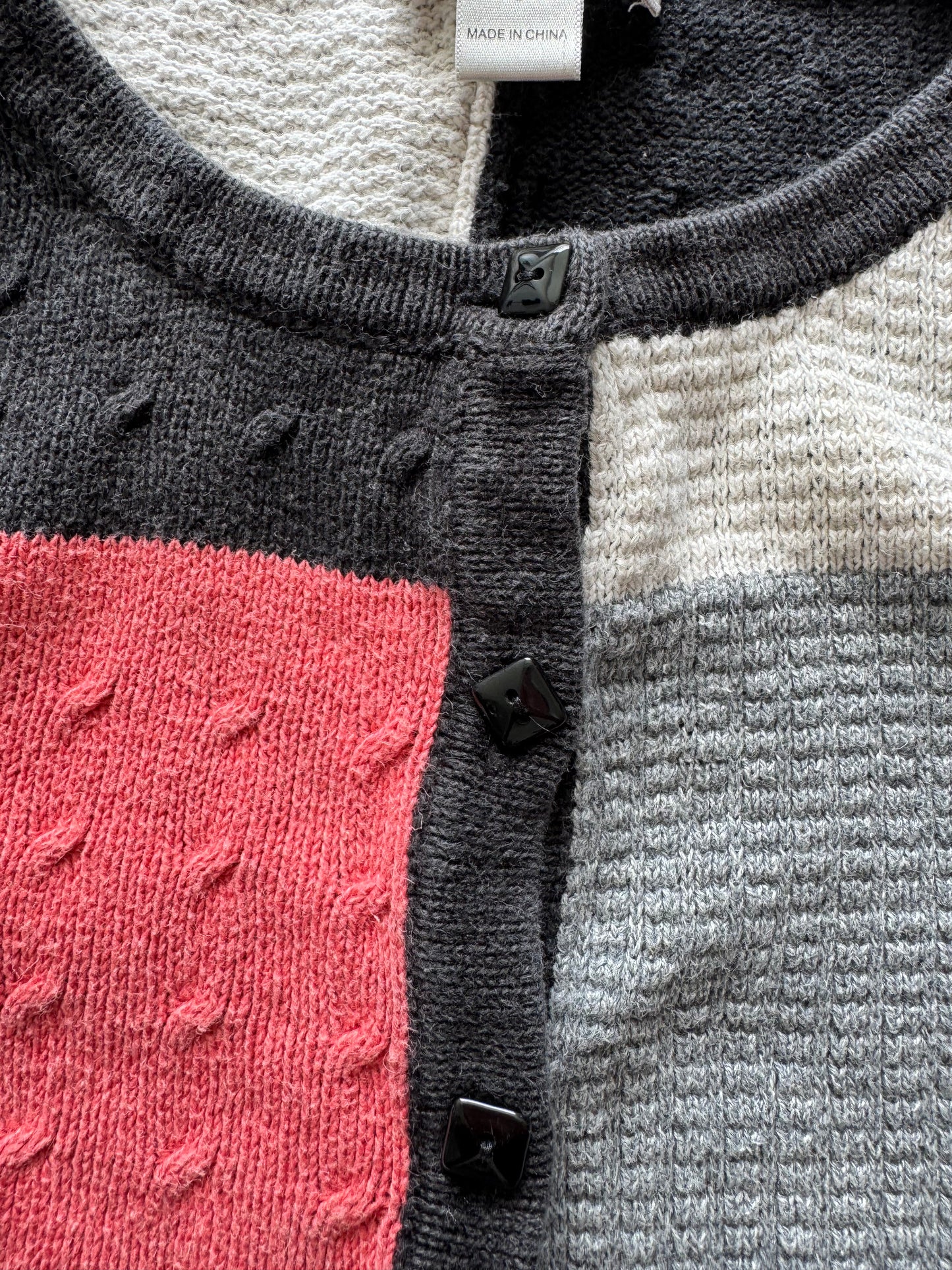Vintage Patchwork Cardigan - S