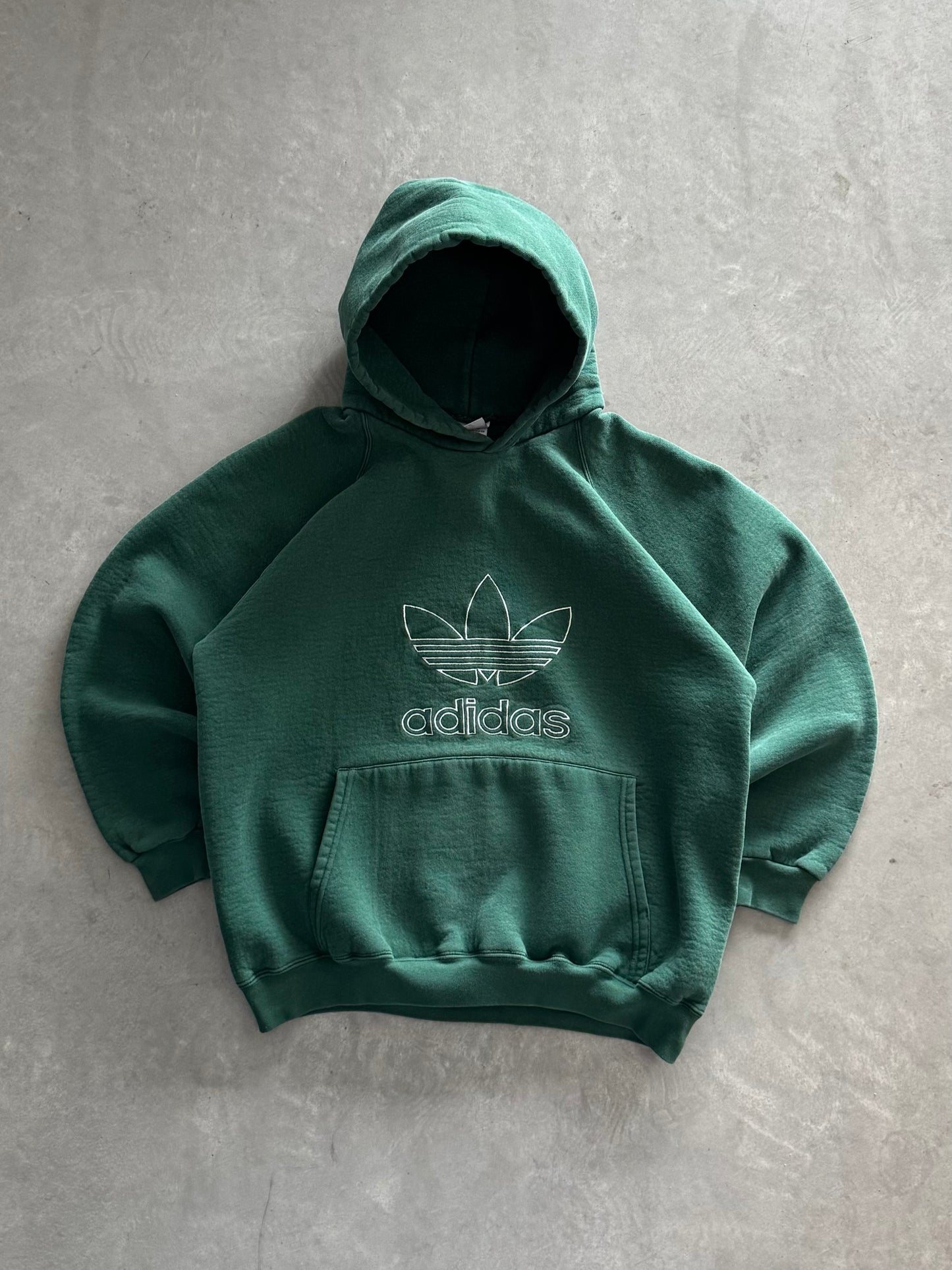 Vintage 90s Adidas Hoodie - M