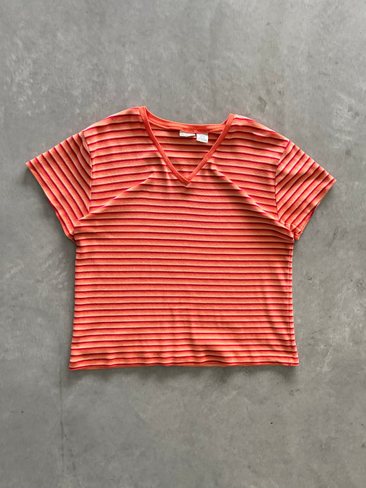 Vintage Women’s Striped Tee - L