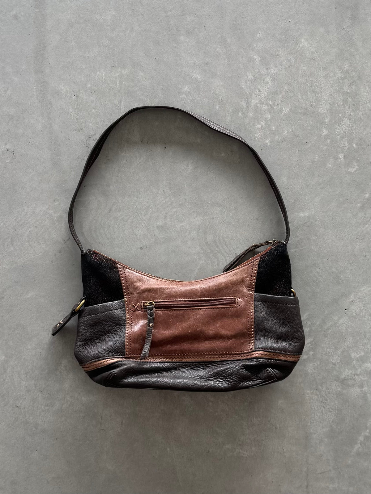 Vintage The Sak Leather Patchwork Purse