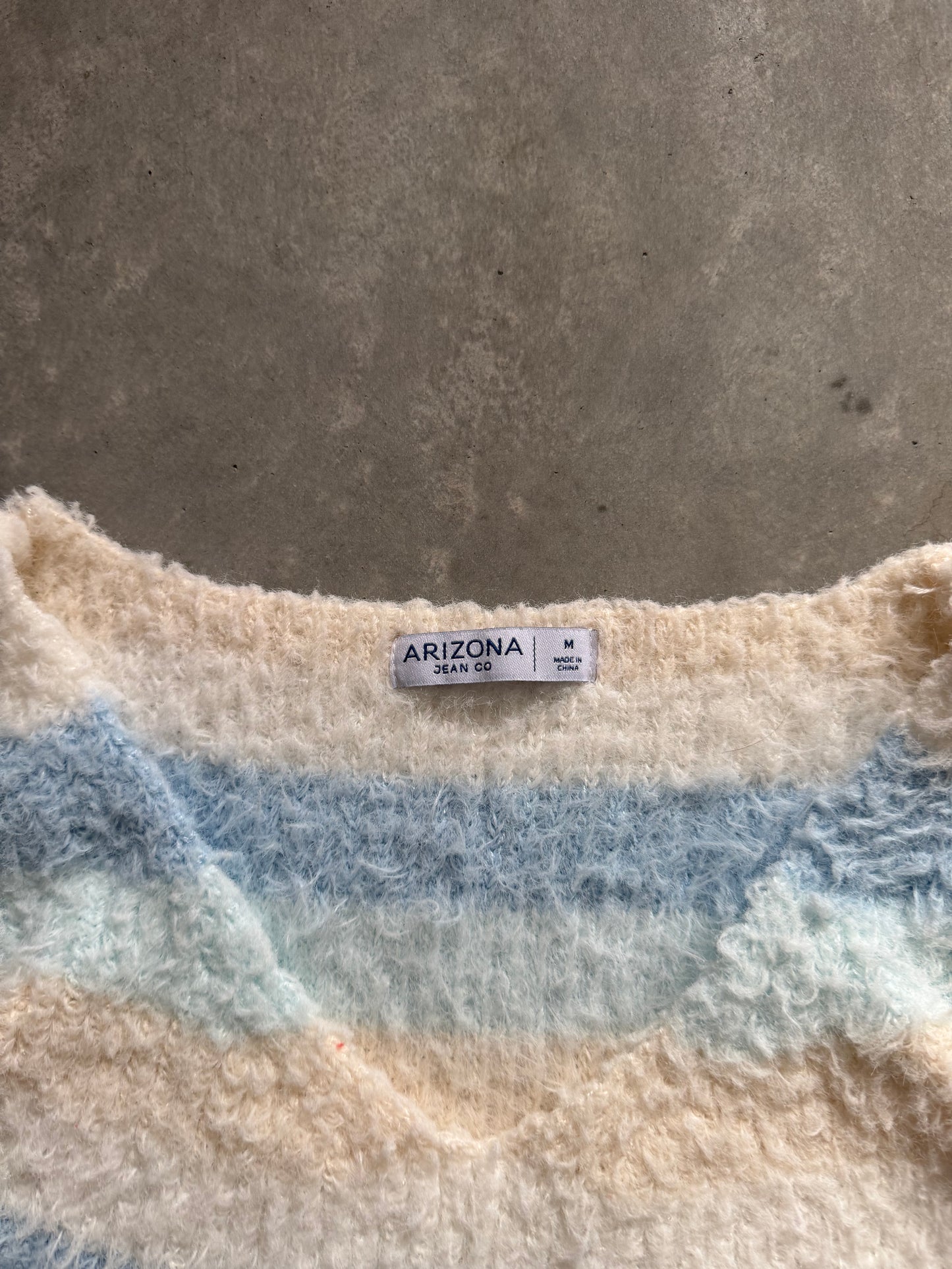 Arizona Jeans Striped Sweater - M