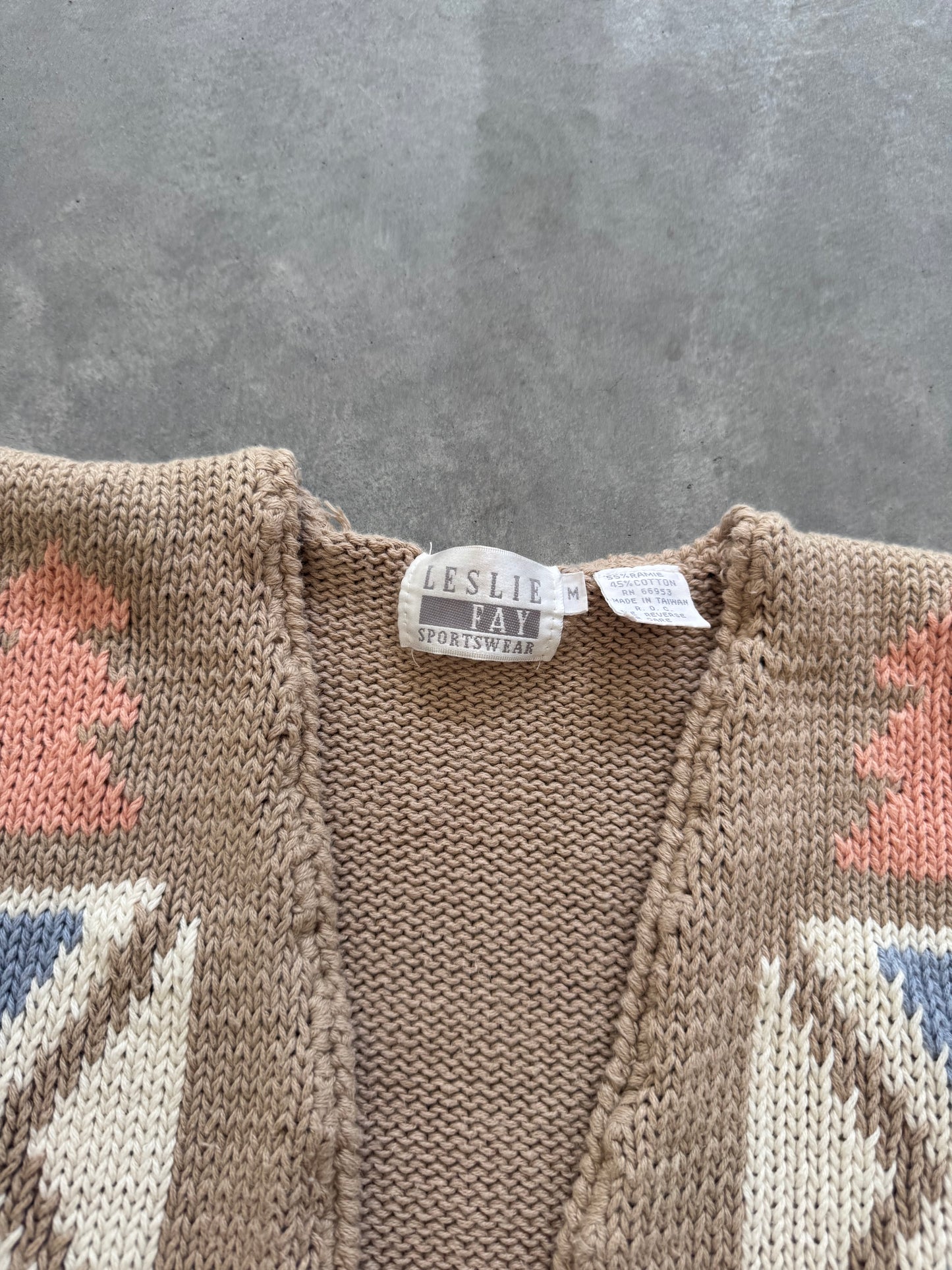 Vintage Knit Sweater Vest - M