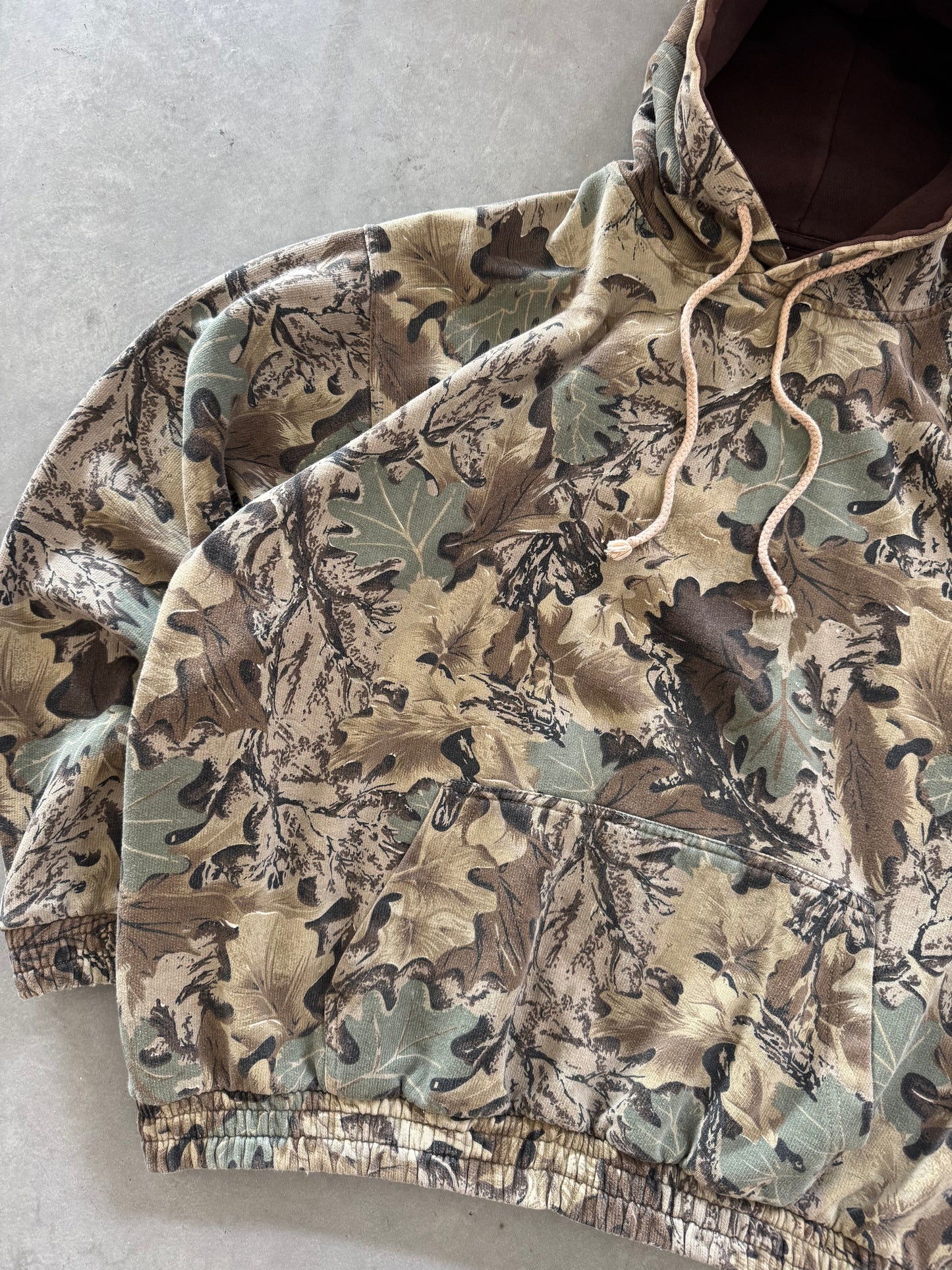 Vintage Camo Hoodie - XXL