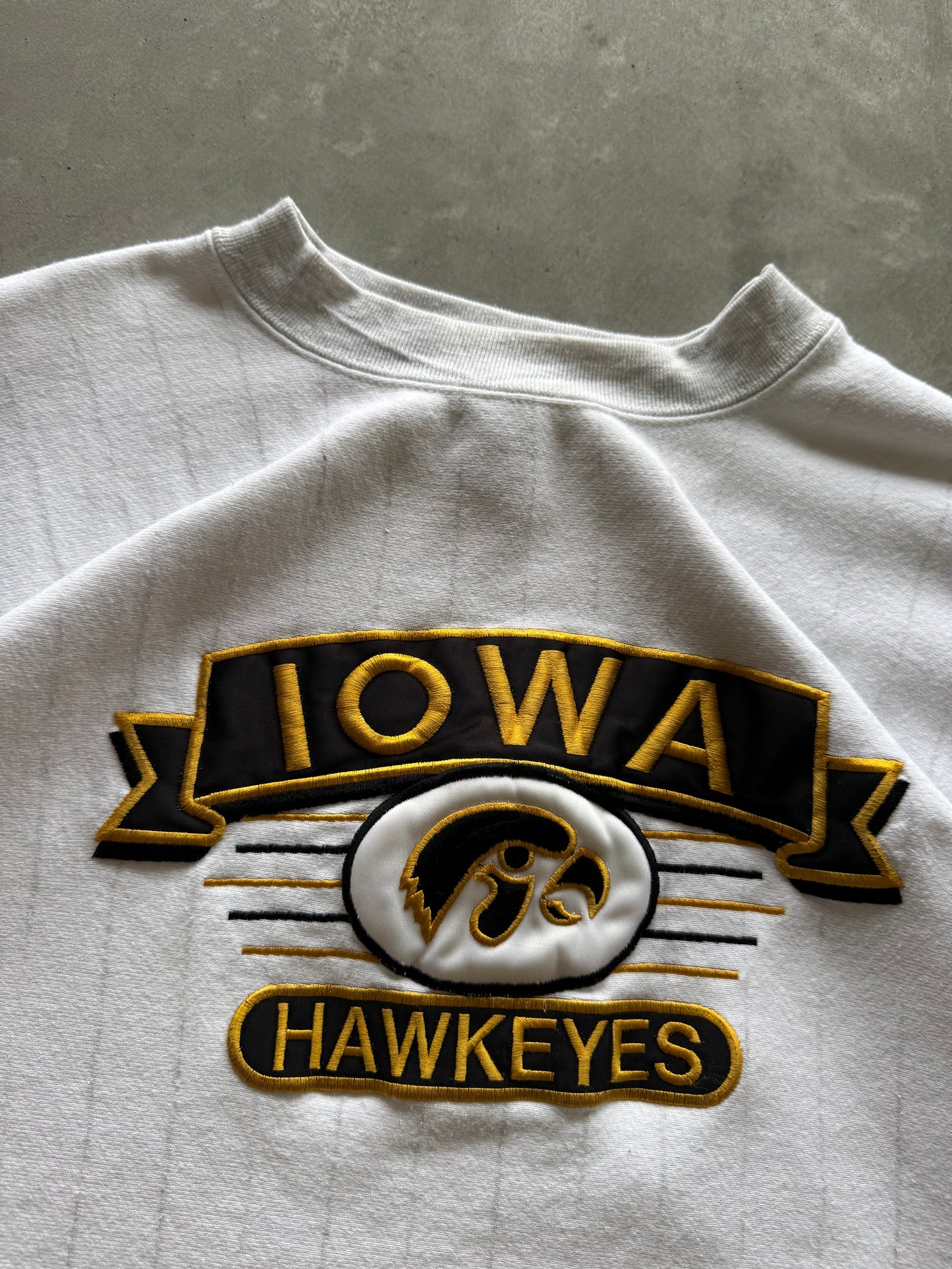 Vintage 90s Iowa Hawkeyes Sweatshirt - L