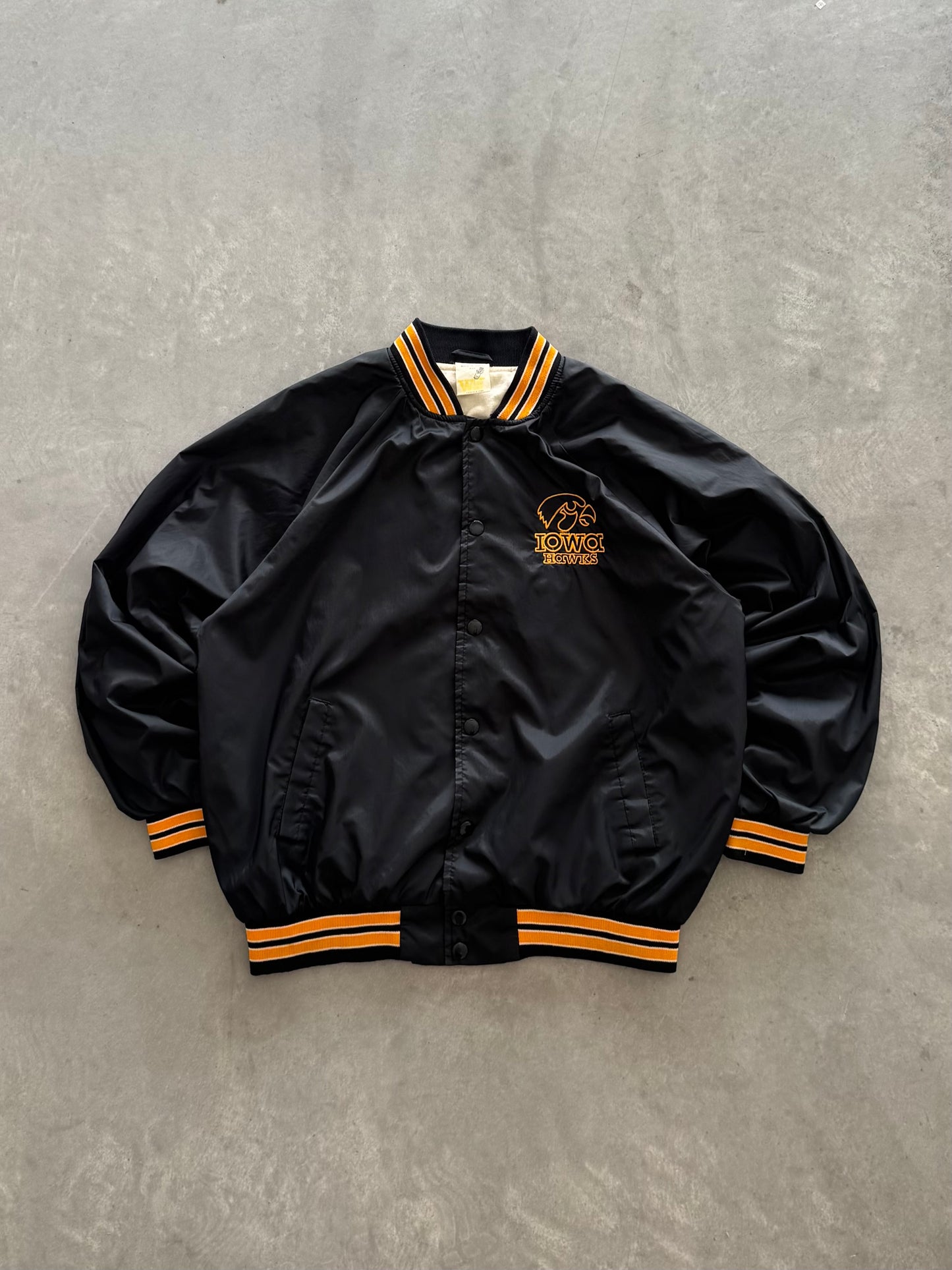 Vintage 80s Iowa Hawkeyes Bomber Jacket - M