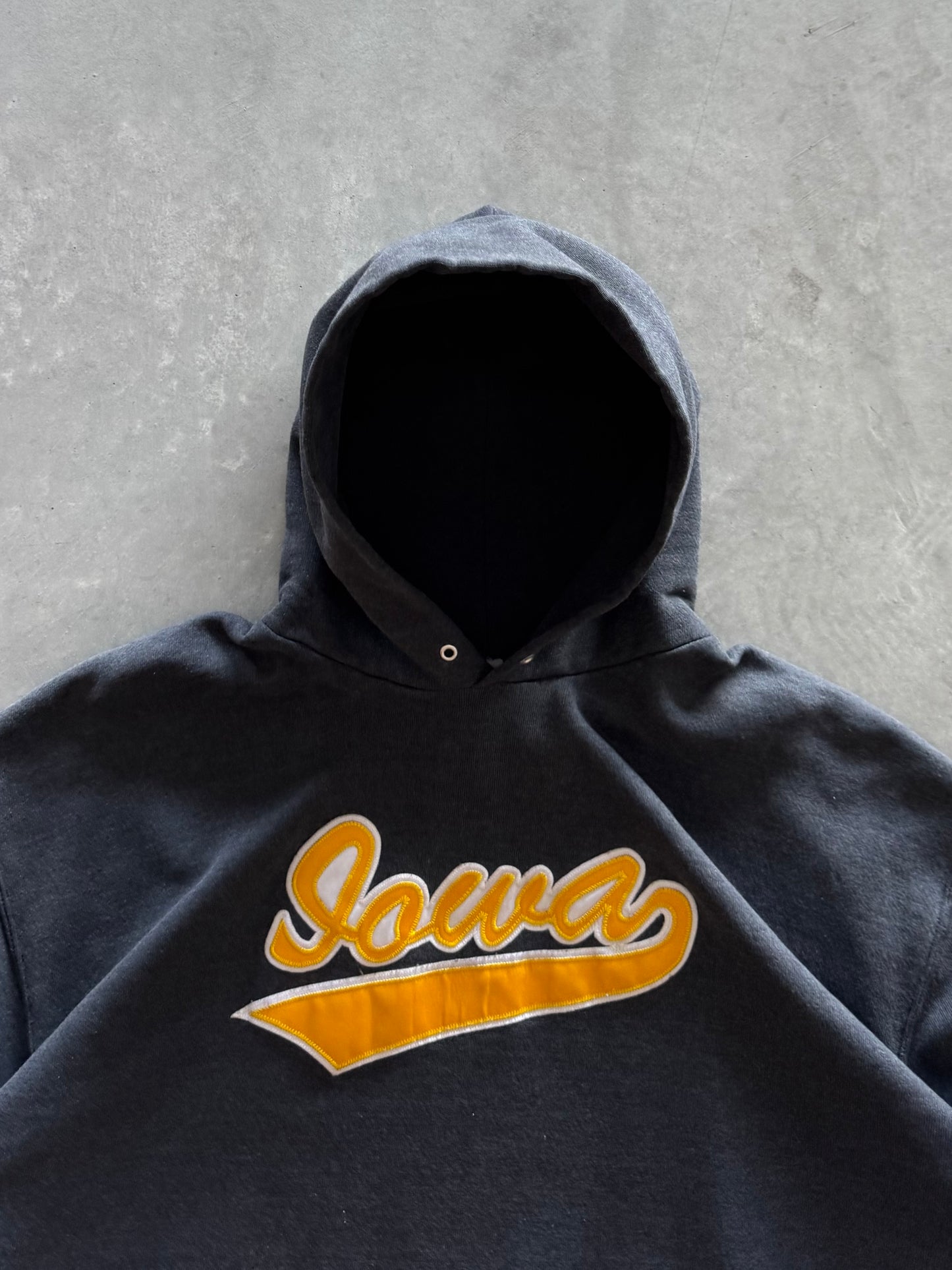 Vintage 90s Lee Iowa Hawkeyes Hoodie - XL