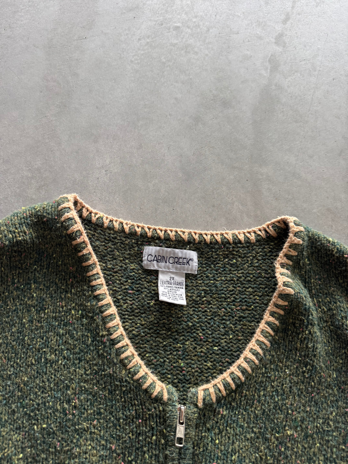 Vintage Sweater Vest - XXL