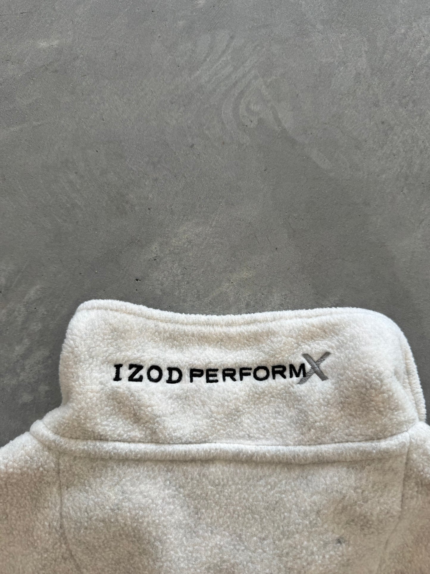 Vintage Izod Fleece Quarter Zip - M