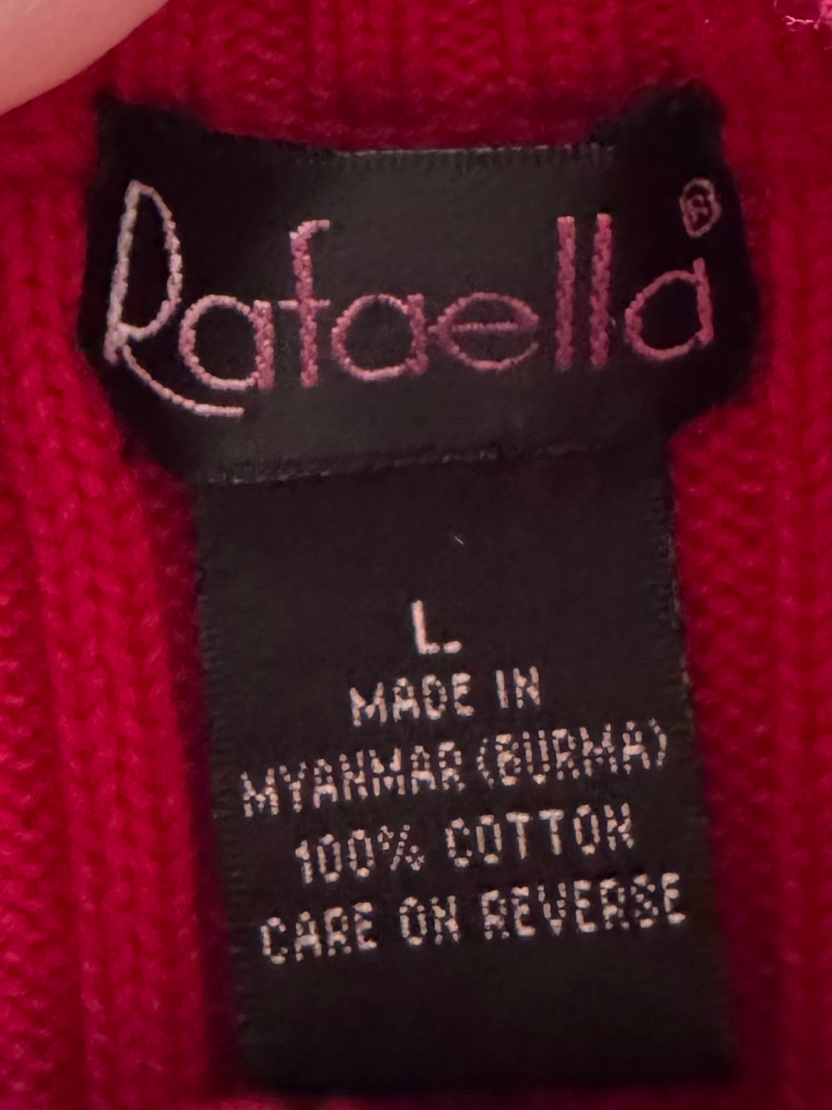 Vintage Women’s Zip Up Sweater - L