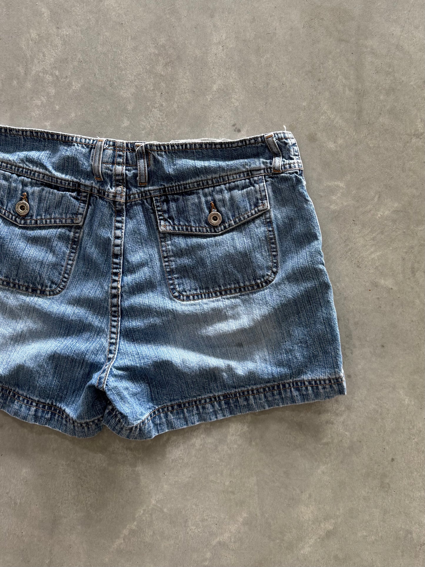 Vintage Hydraulic Denim Shorts - 32x3