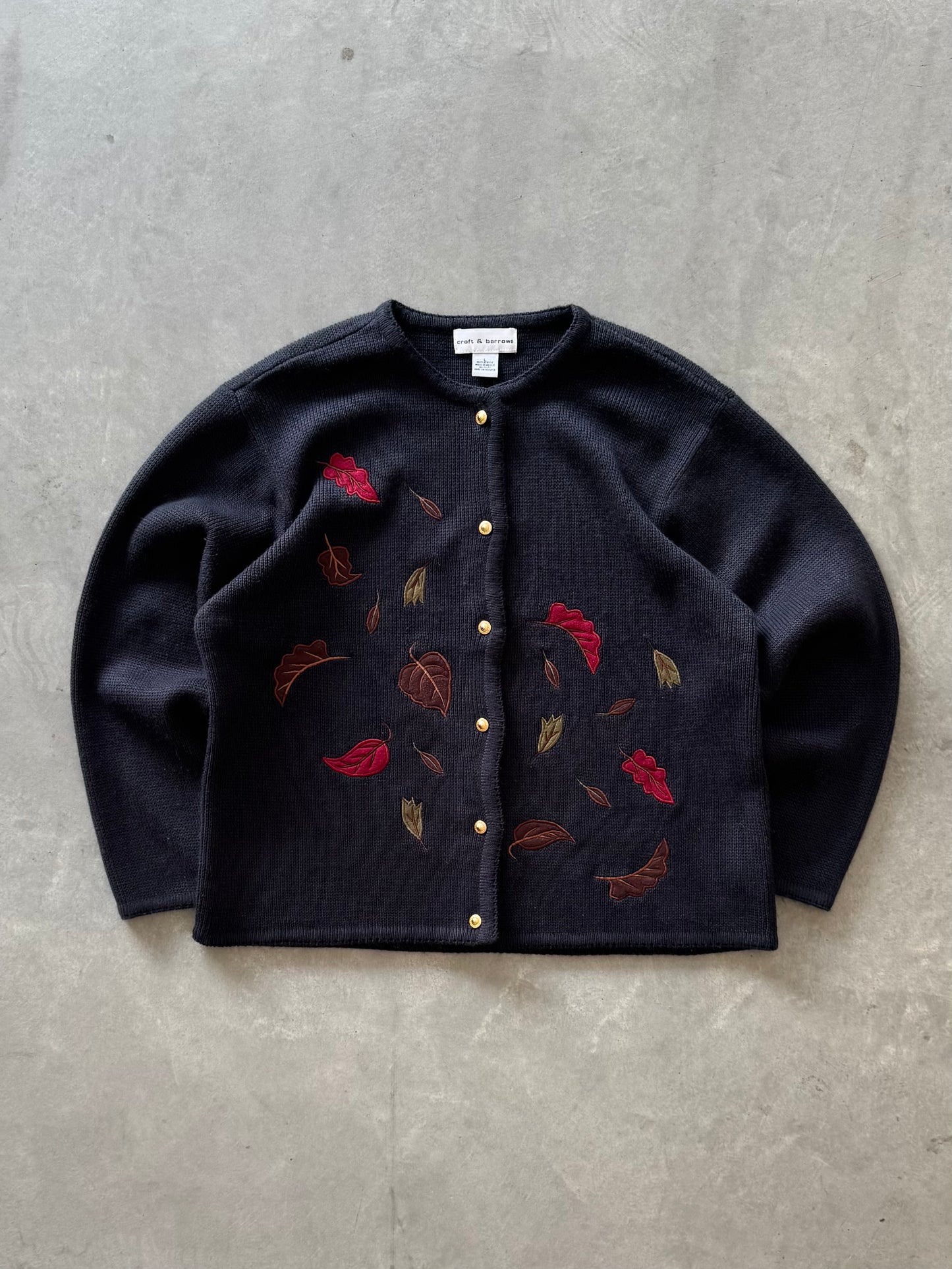 Vintage Fall Cardigan - L